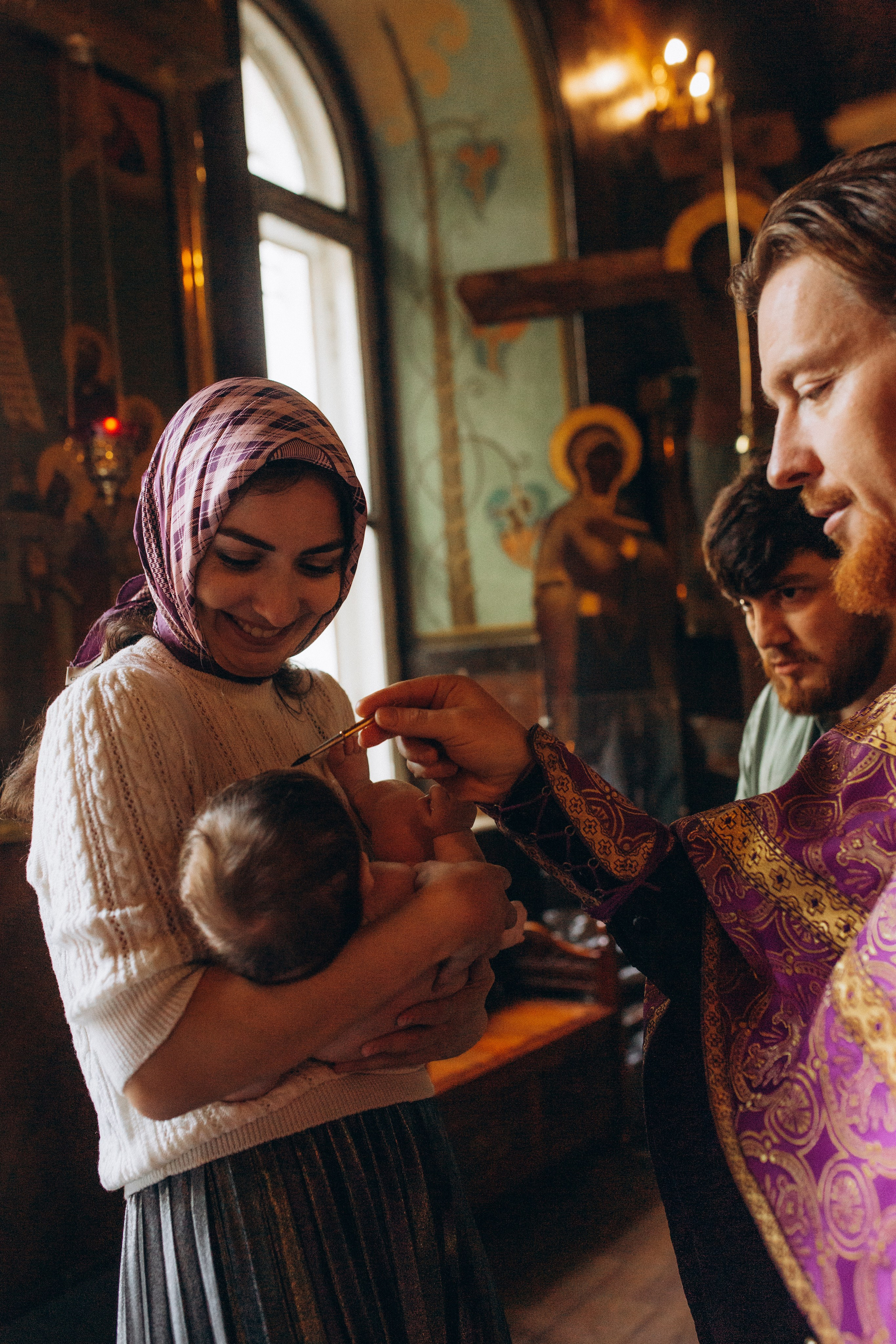 Таинство Крещения. Семейный и детский фотограф в Москве Антонина Смирнова