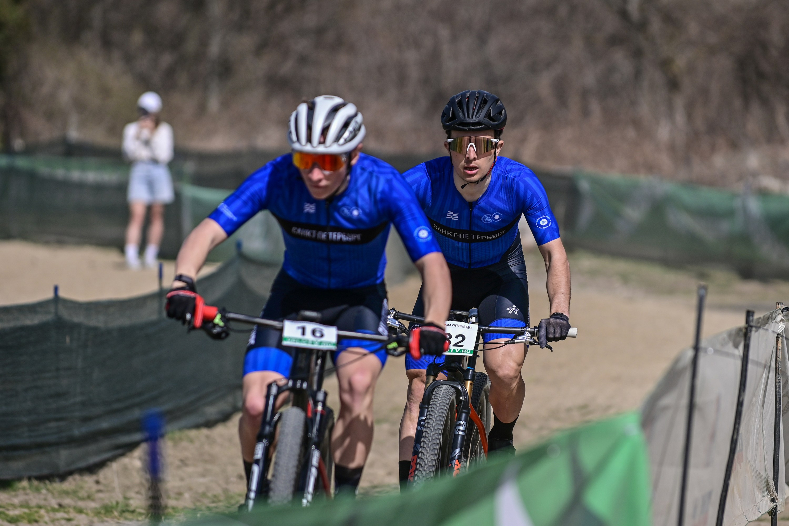 Маунтинбайк, кросс-кантри в Архипо-Осиповке 16 марта 2025. Спортивный фотограф, фотожурналист Павел Ларькин
