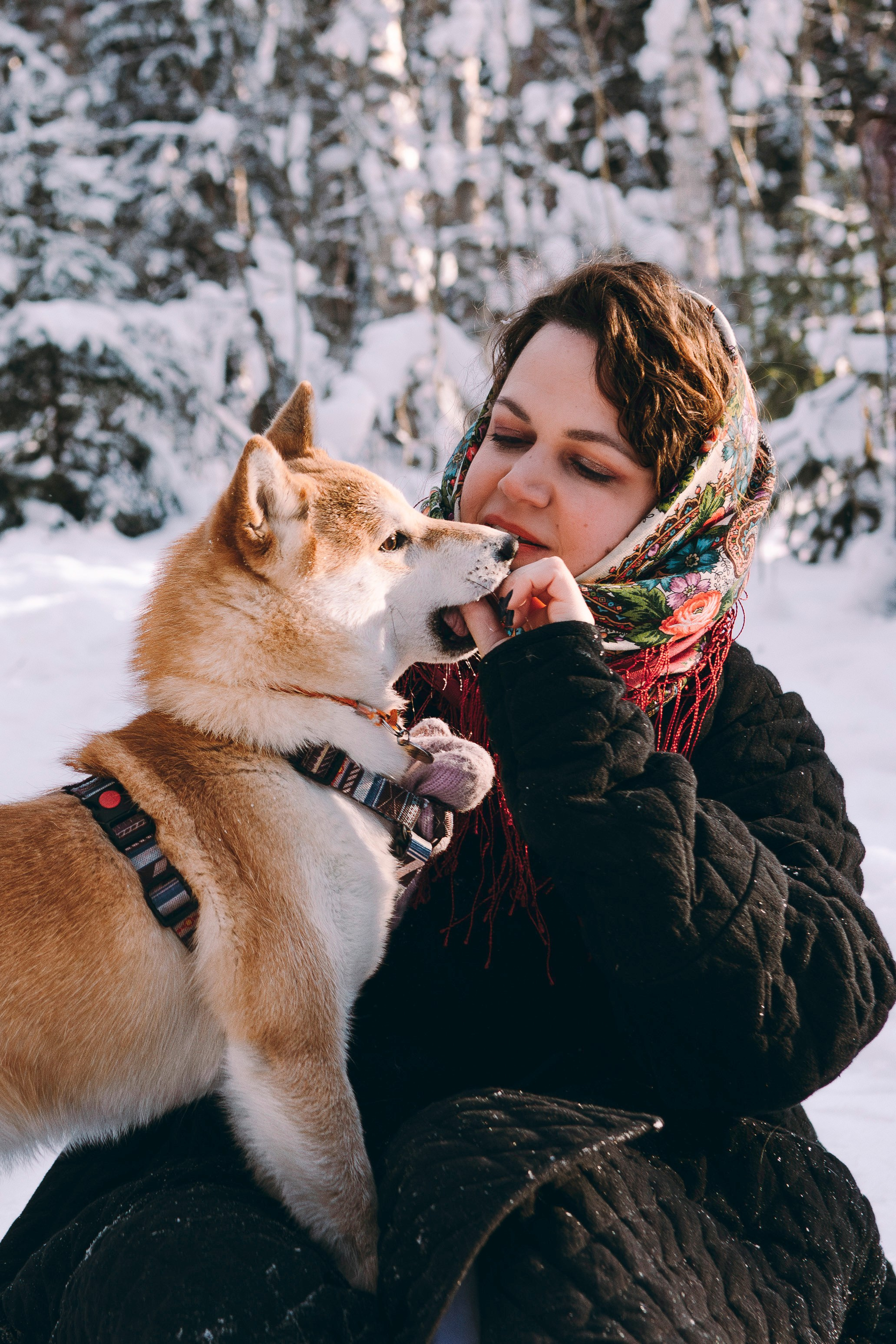 Каори, Анна и Антон. Фотограф анималист в Спб недорого Олеся Майорова