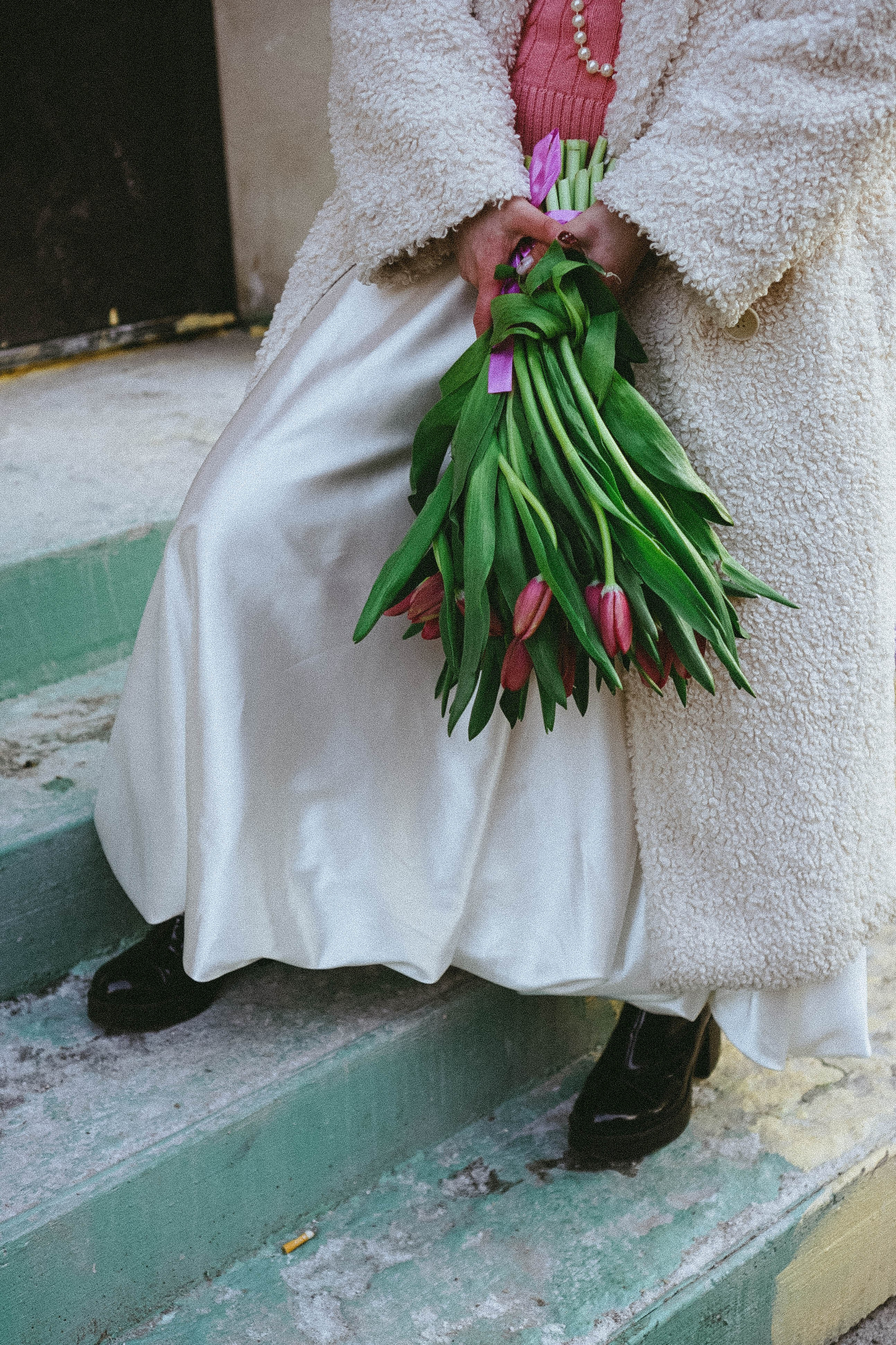 Прогулочная фотосессия с тюльпанами. Профессиональный фотограф, Санкт-Петербург — Виктория Богомолова