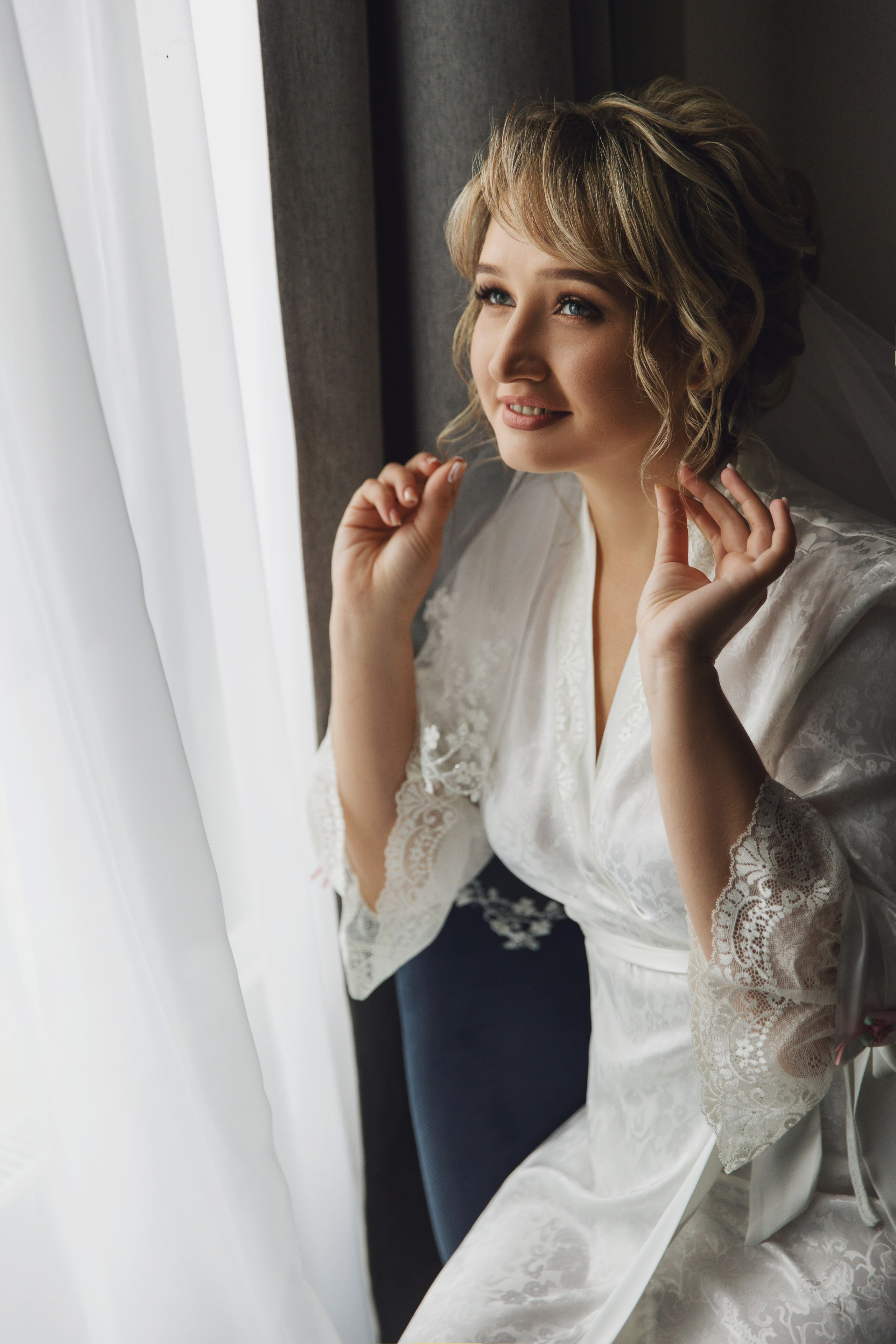 Макияж и прическа для невесты