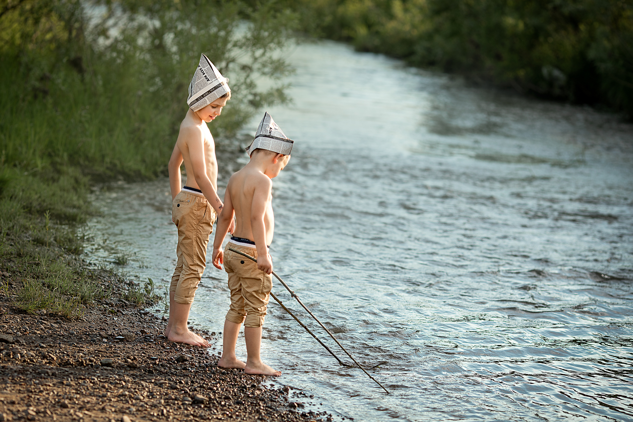 Рыбацкая история. Детский и семейный фотограф в Красноярске Елена Коровкина