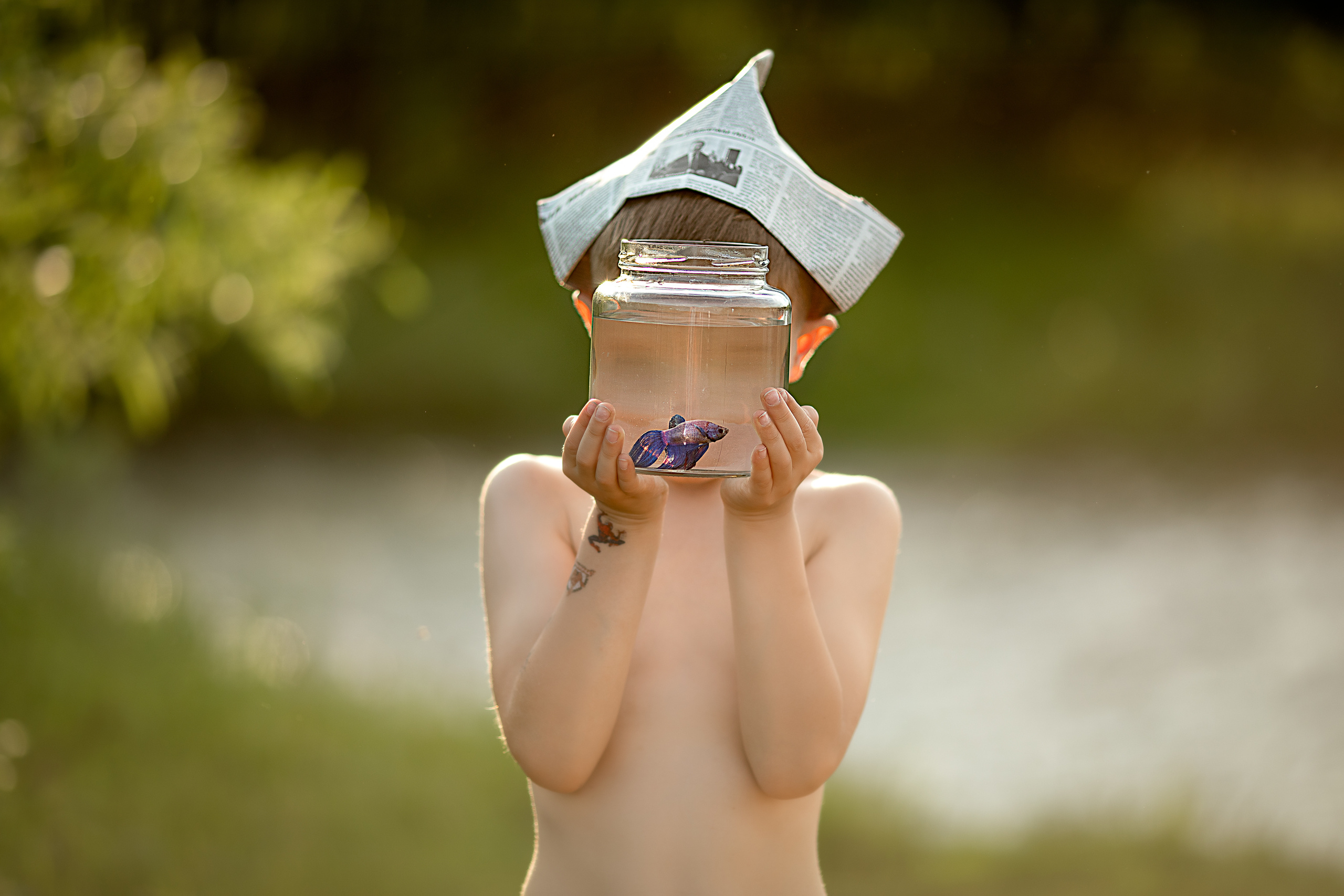 Рыбацкая история. Детский и семейный фотограф в Красноярске Елена Коровкина