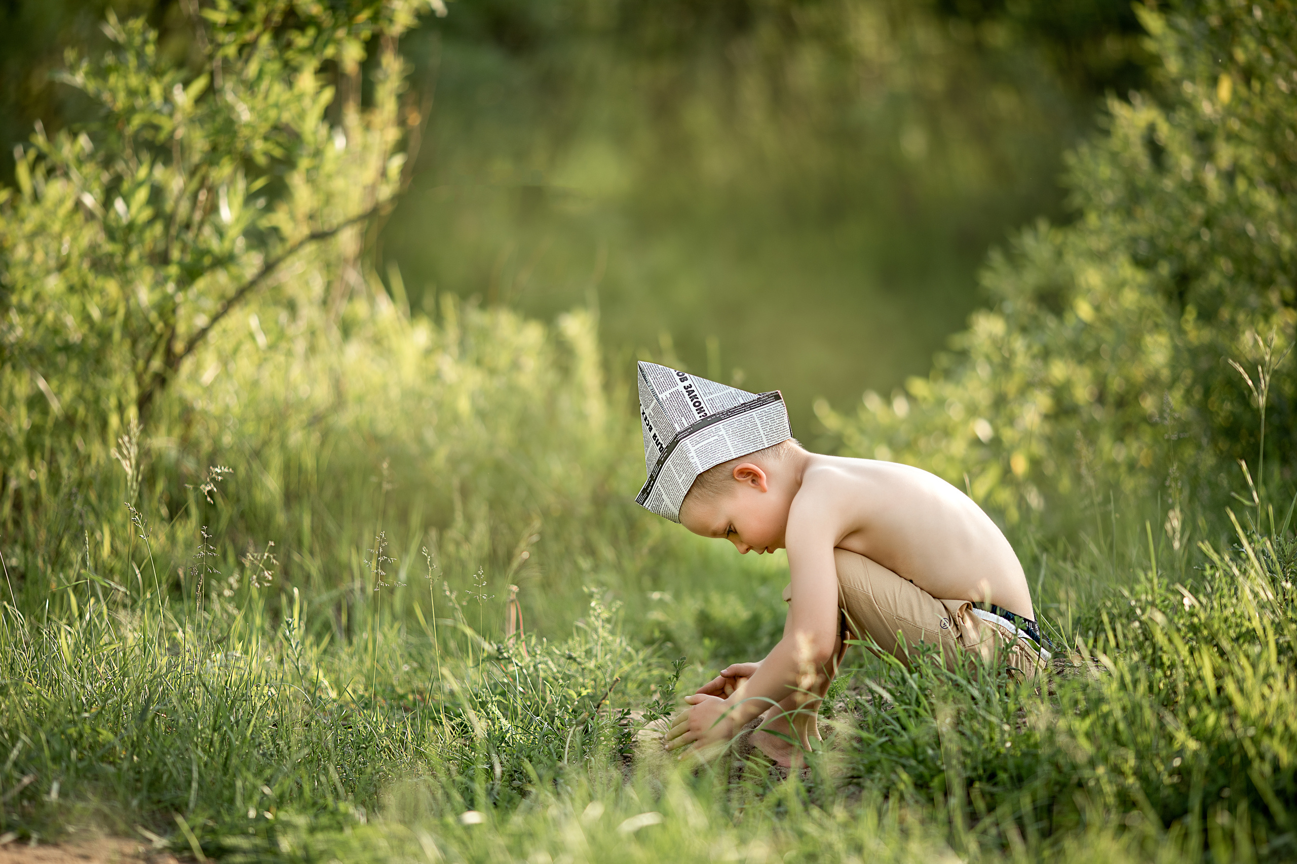 Рыбацкая история. Детский и семейный фотограф в Красноярске Елена Коровкина