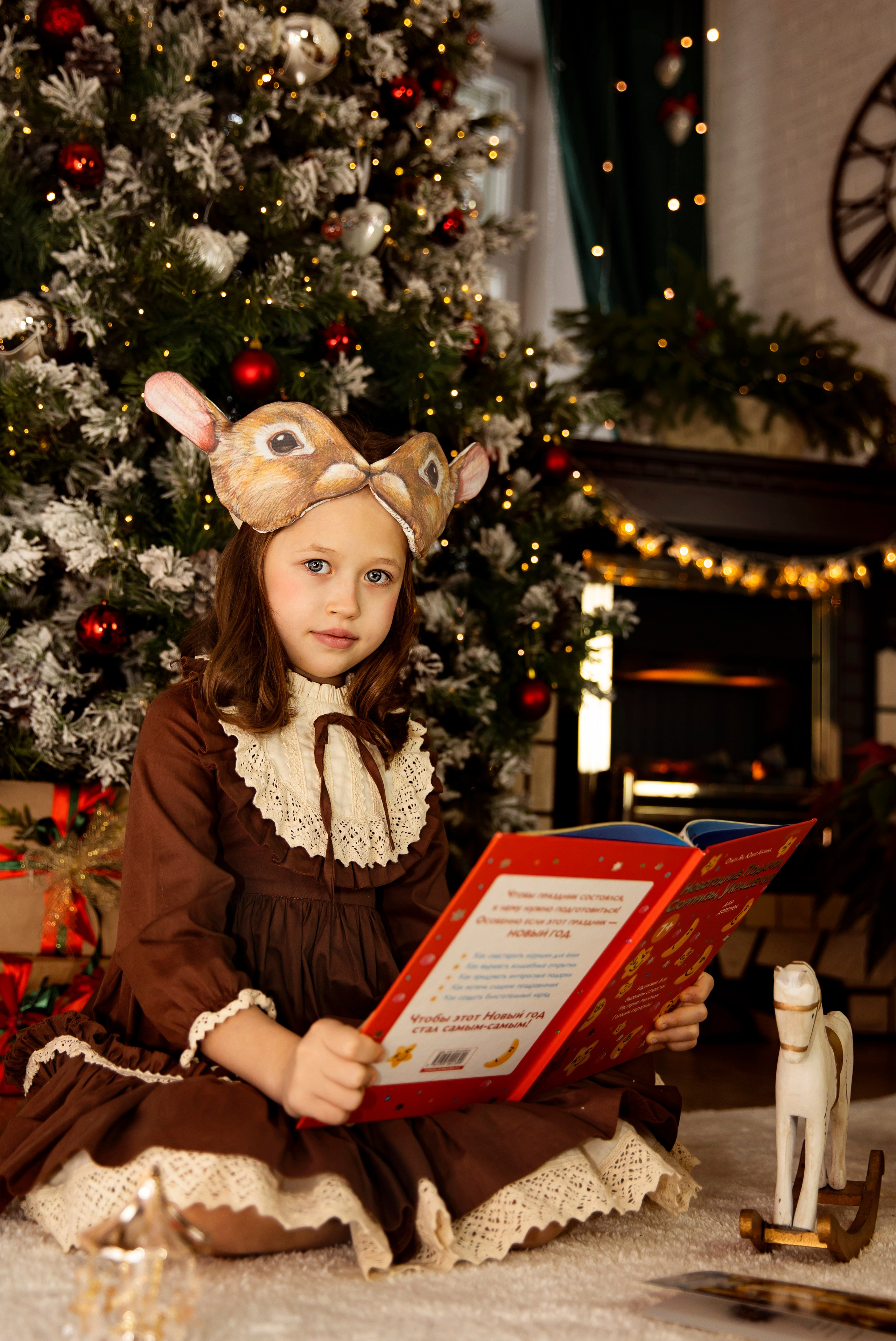 Новогодняя съемка для детей. Фотограф — Татьяна Кириллова, г. Санкт-Петербург