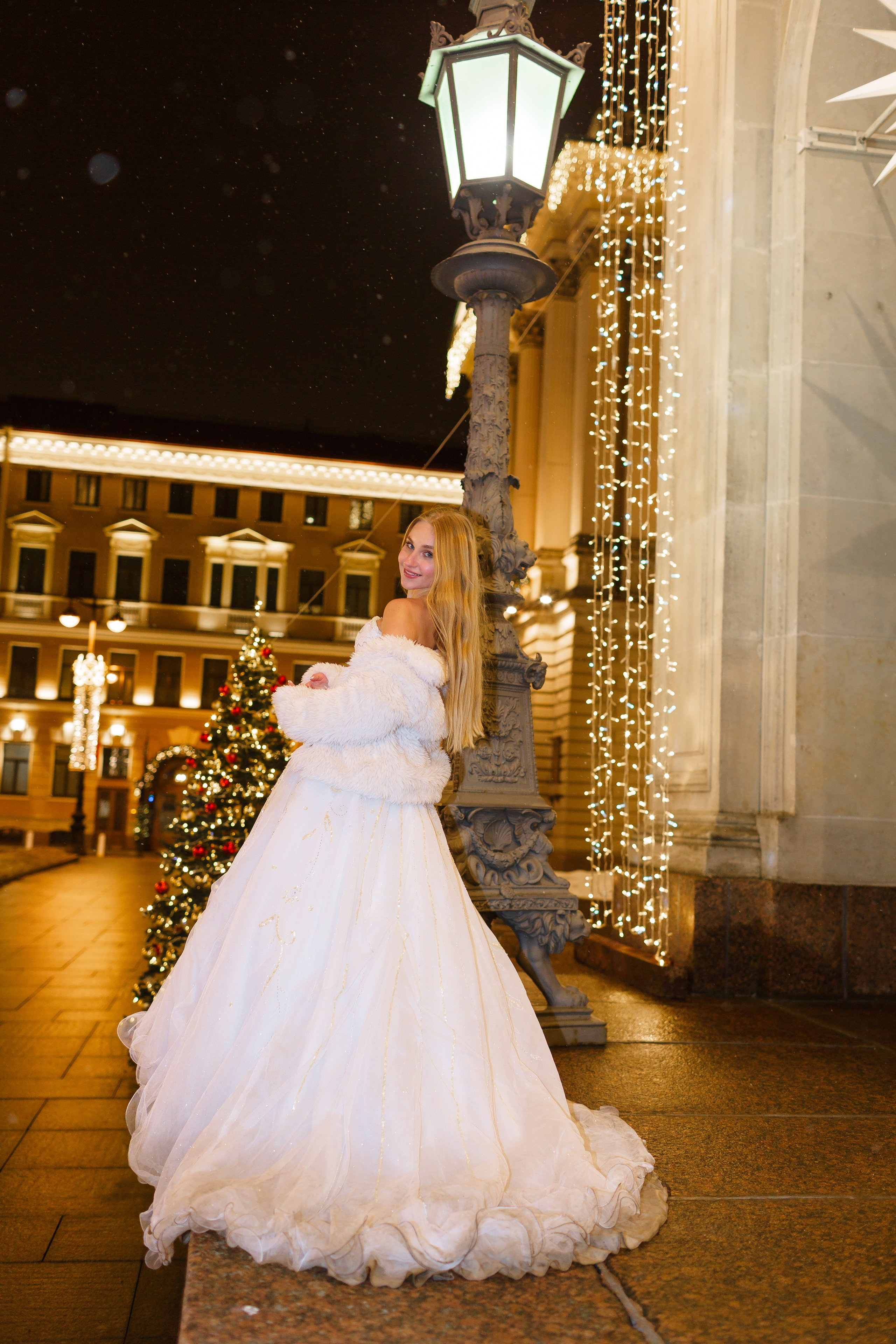 Прогулка по Новогоднему ночному Санкт- Петербургу. Свадебный и семейный фотограф Спб Бошман Ирина