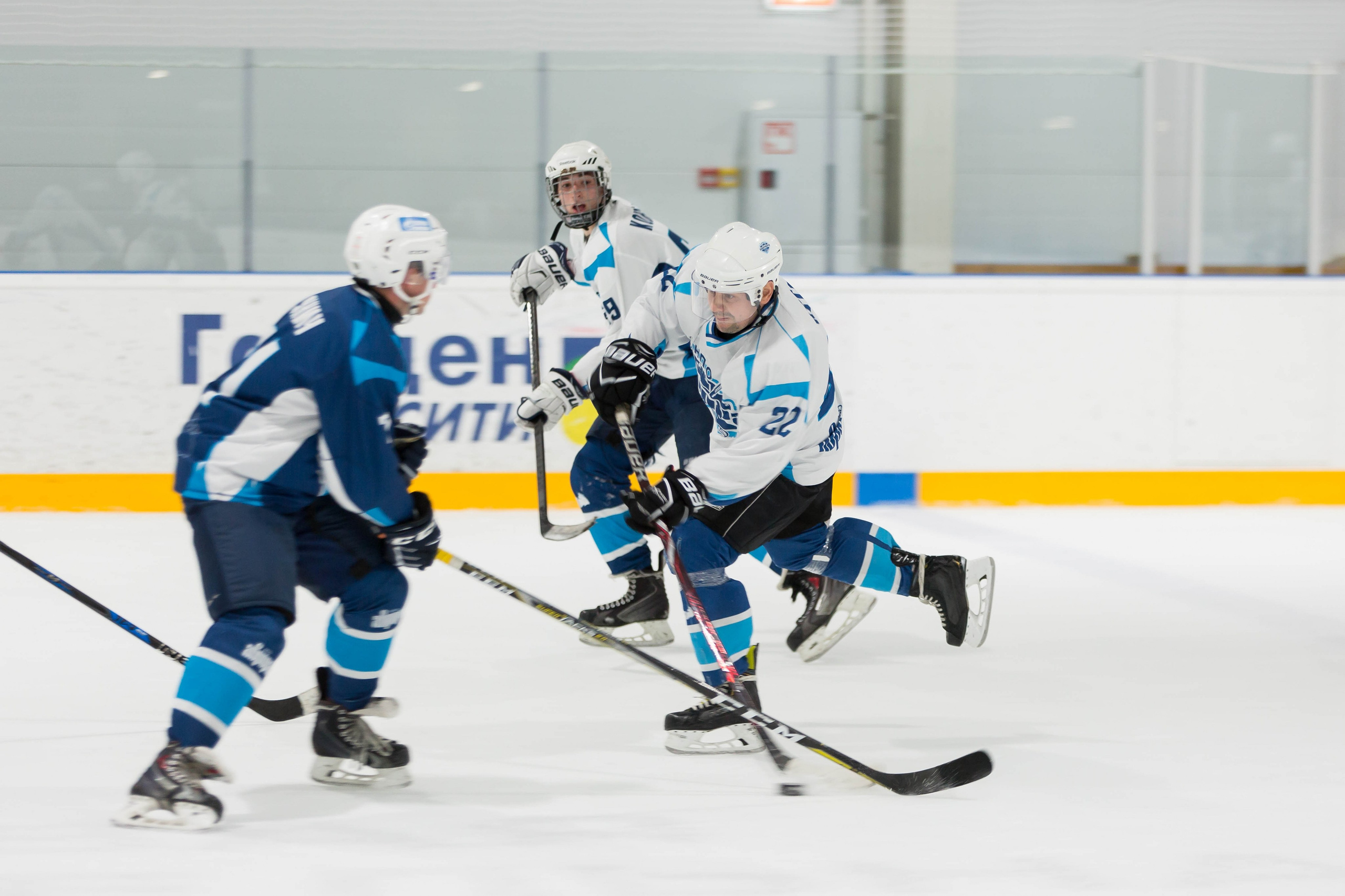 Хоккей для НПО «Аврора». Снимаю съемки