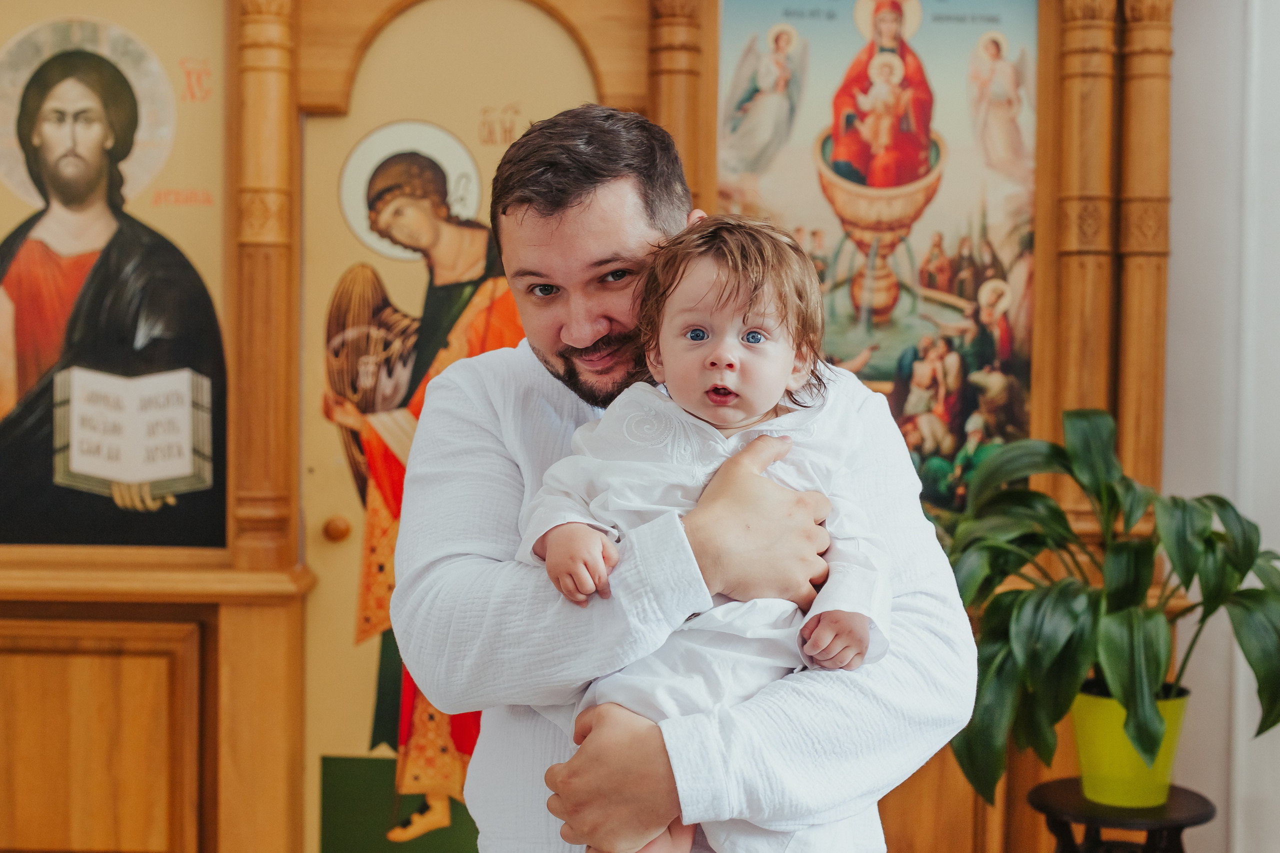 Фотосъемка Крещения ребенка. Фотограф новорожденных и детский в Сергиевом Посаде Кругликова Юлия