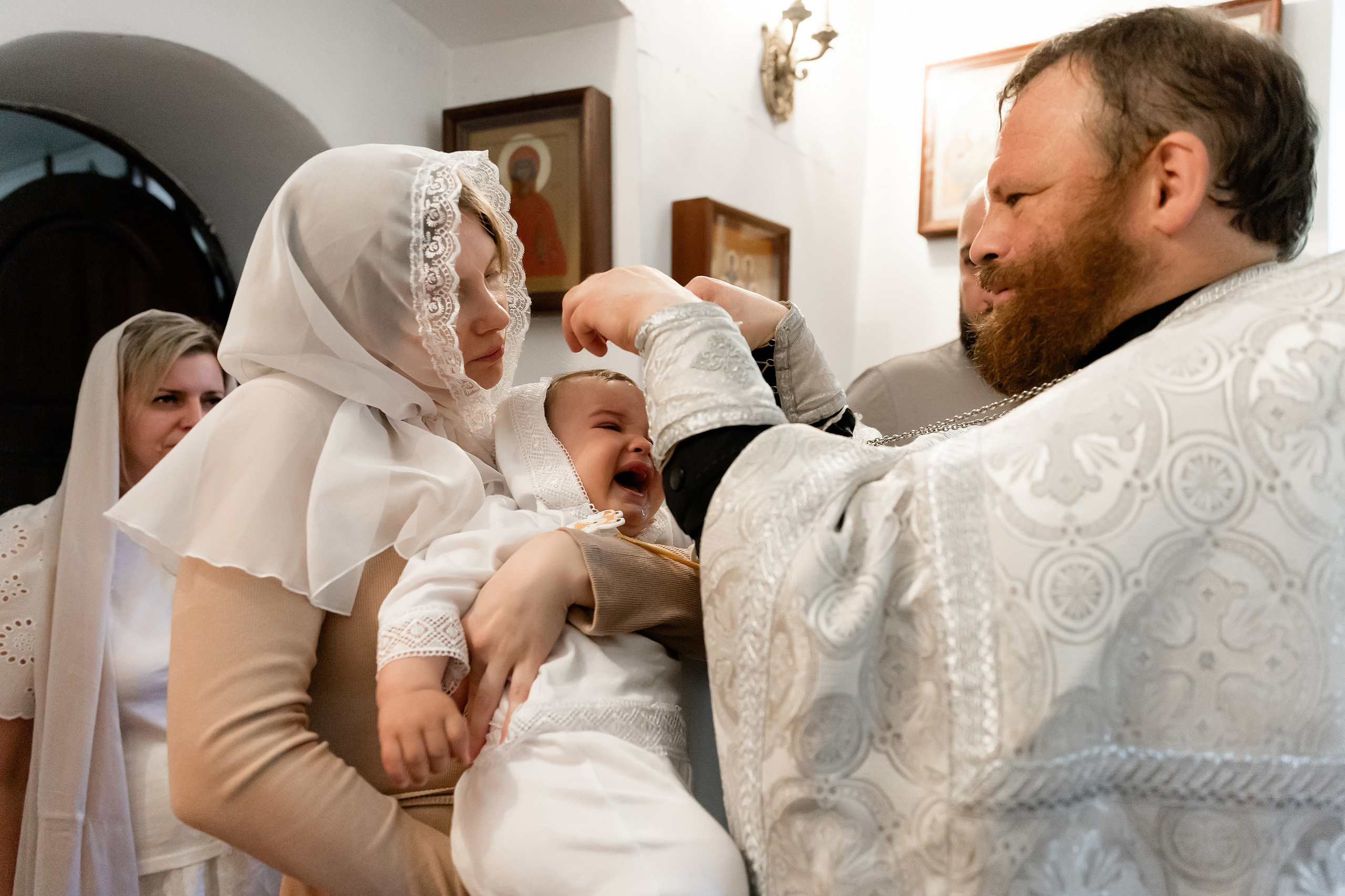 Крещение Егора в Церкви Василия на Горке. Свадебный фотограф в Пскове и Санкт-Петербурге | Анна Голикова