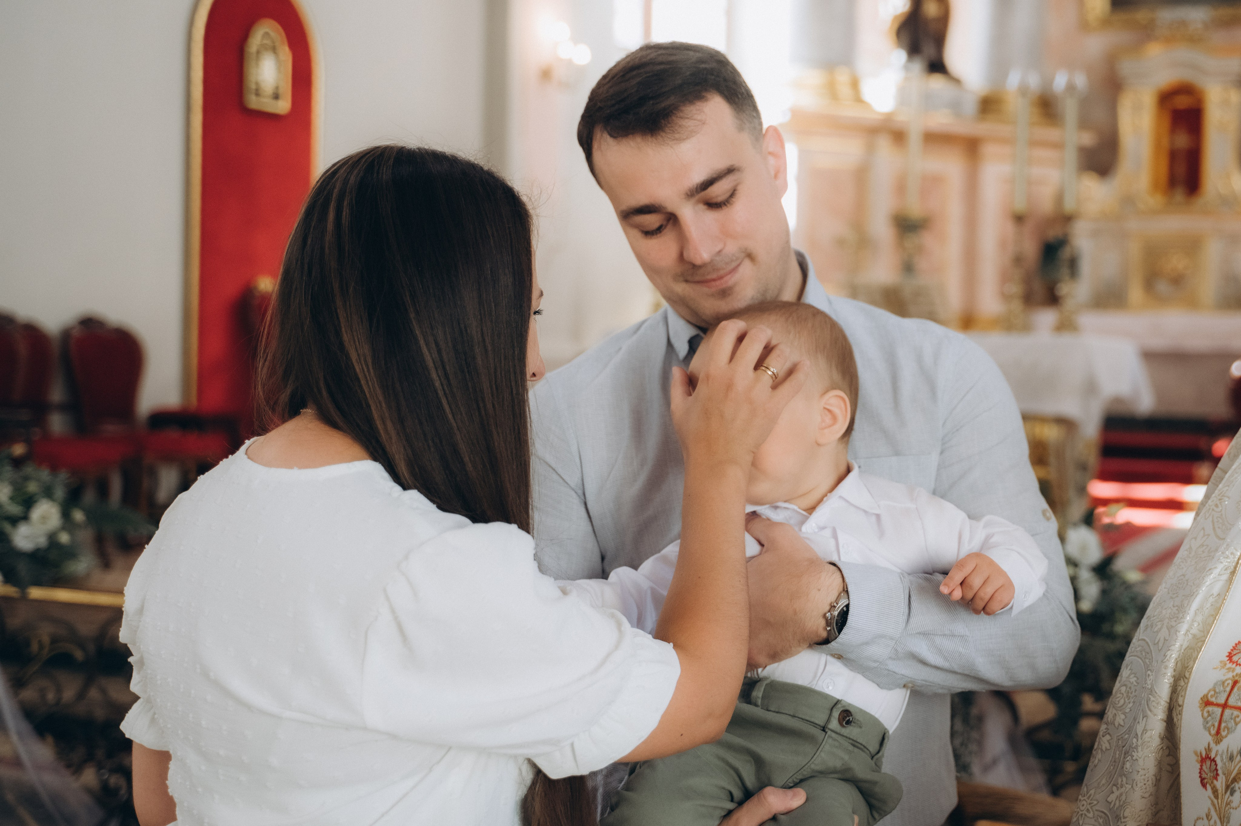 Крещение Александра (Белый Костёл). Семейный фотограф в Минске Дарья Дреко