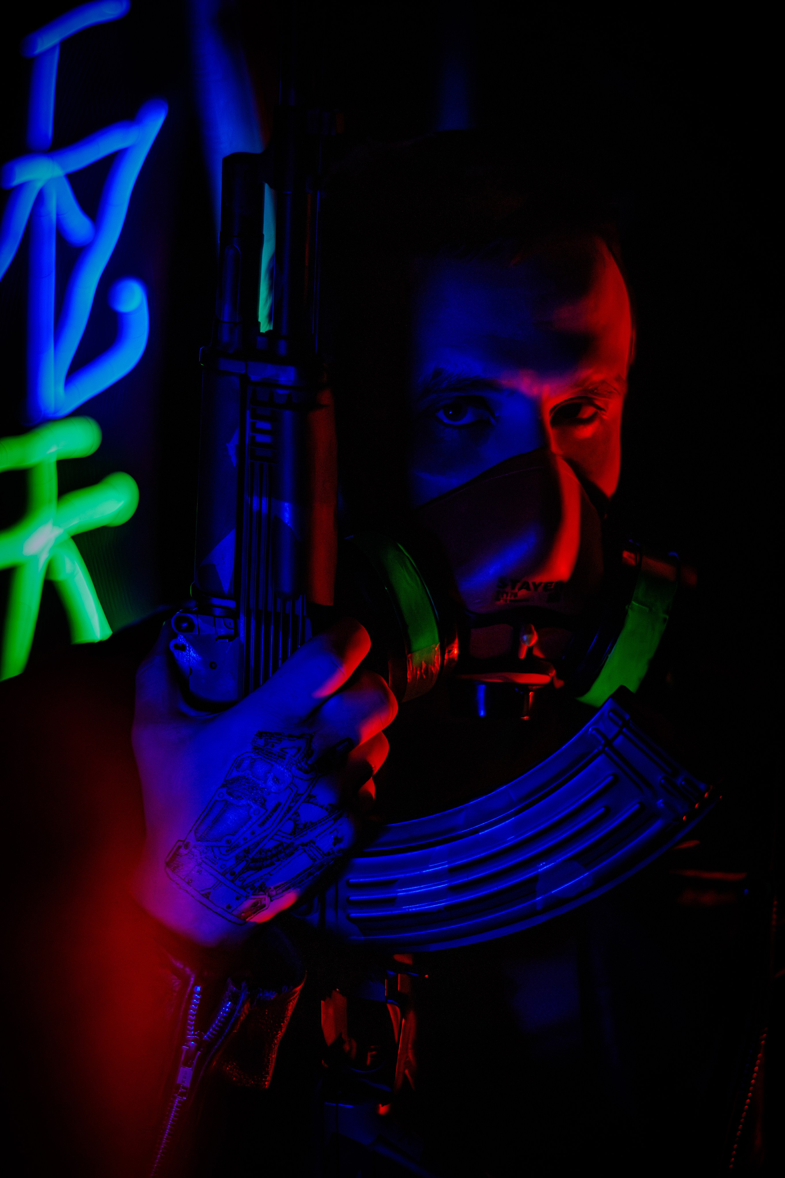 Фотосъёмка в стиле Киберпанк. Фотограф в Южно-Сахалинске Гусаков Евгений