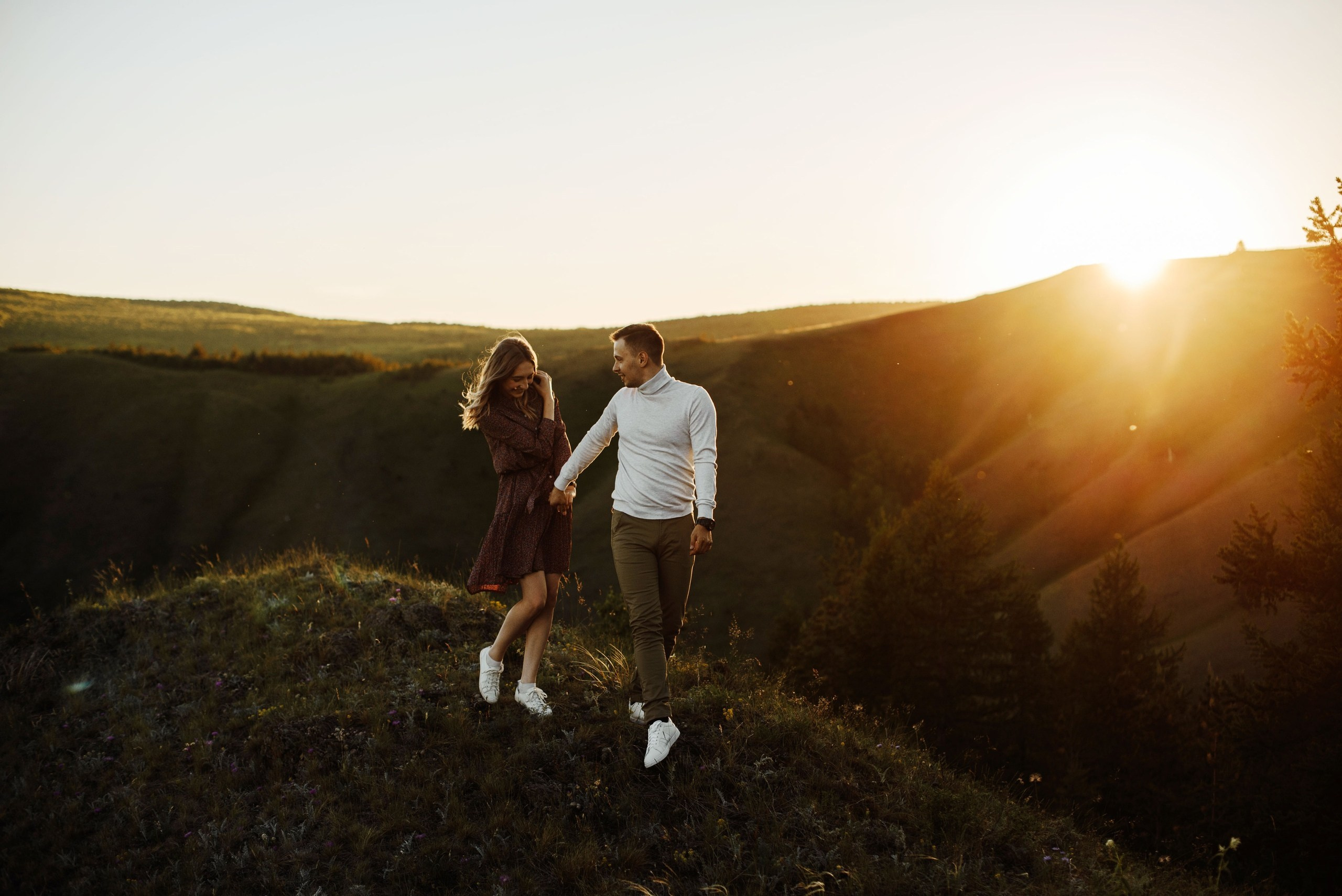 Love Story на горе Нурали – романтическая фотосессия в горах. Свадебный фотограф в Миассе Татьяна Ружникова