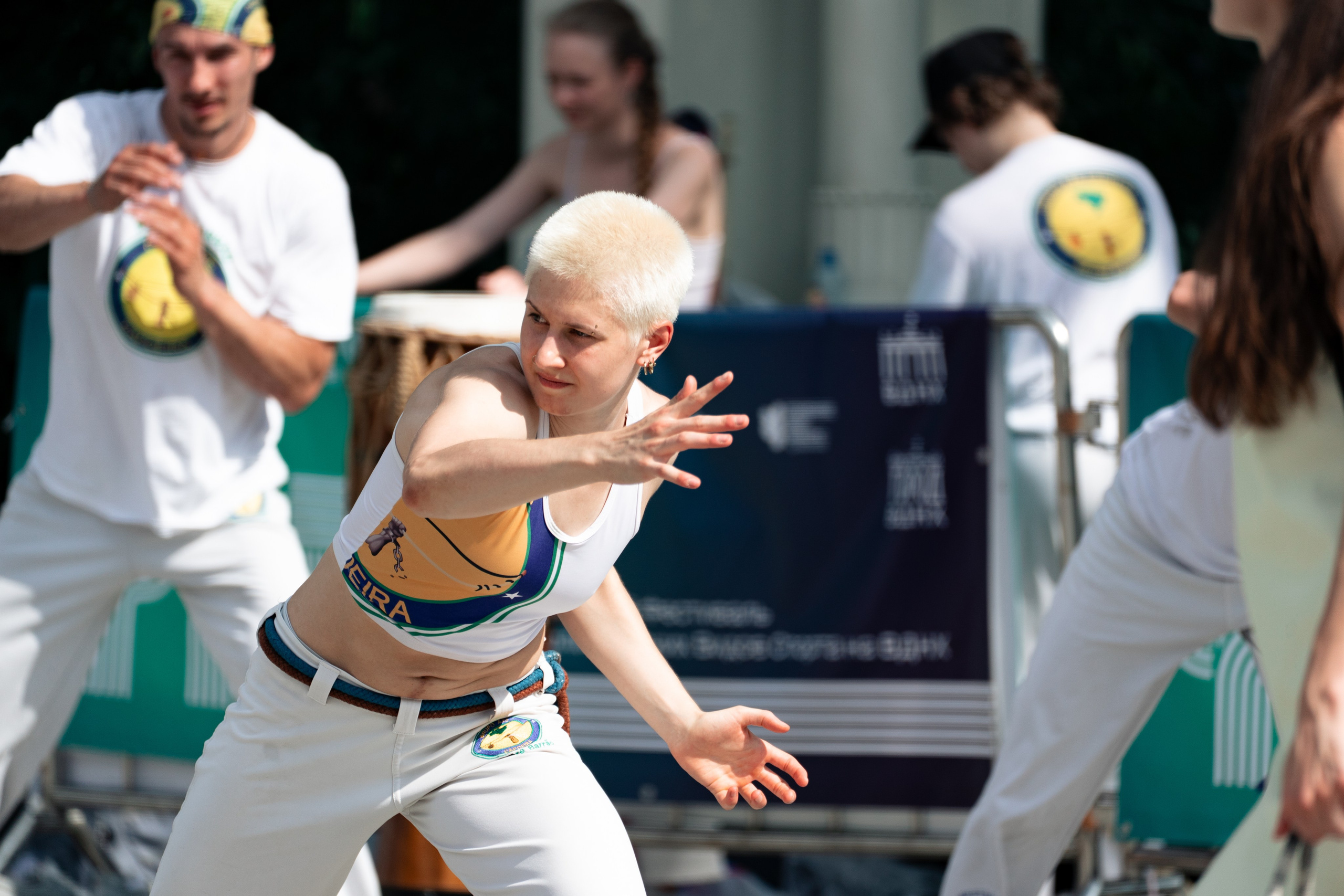 Открытый класс AXE Capoeira на фестивале неолимписких видов спорта на ВДНХ 2025 г:. Фотограф в Москве Ткаченко Владимир