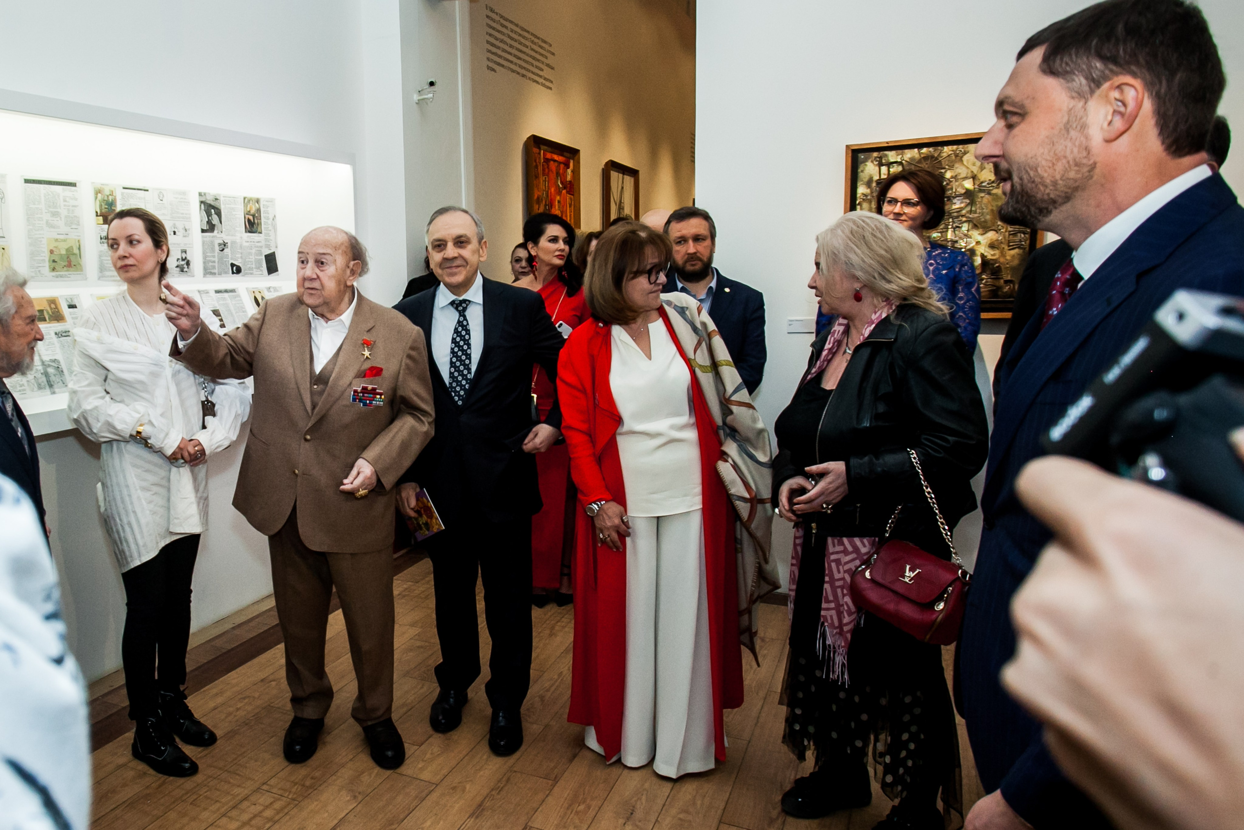 Открытие выставки Зураба Церетели. Art photographer Nino