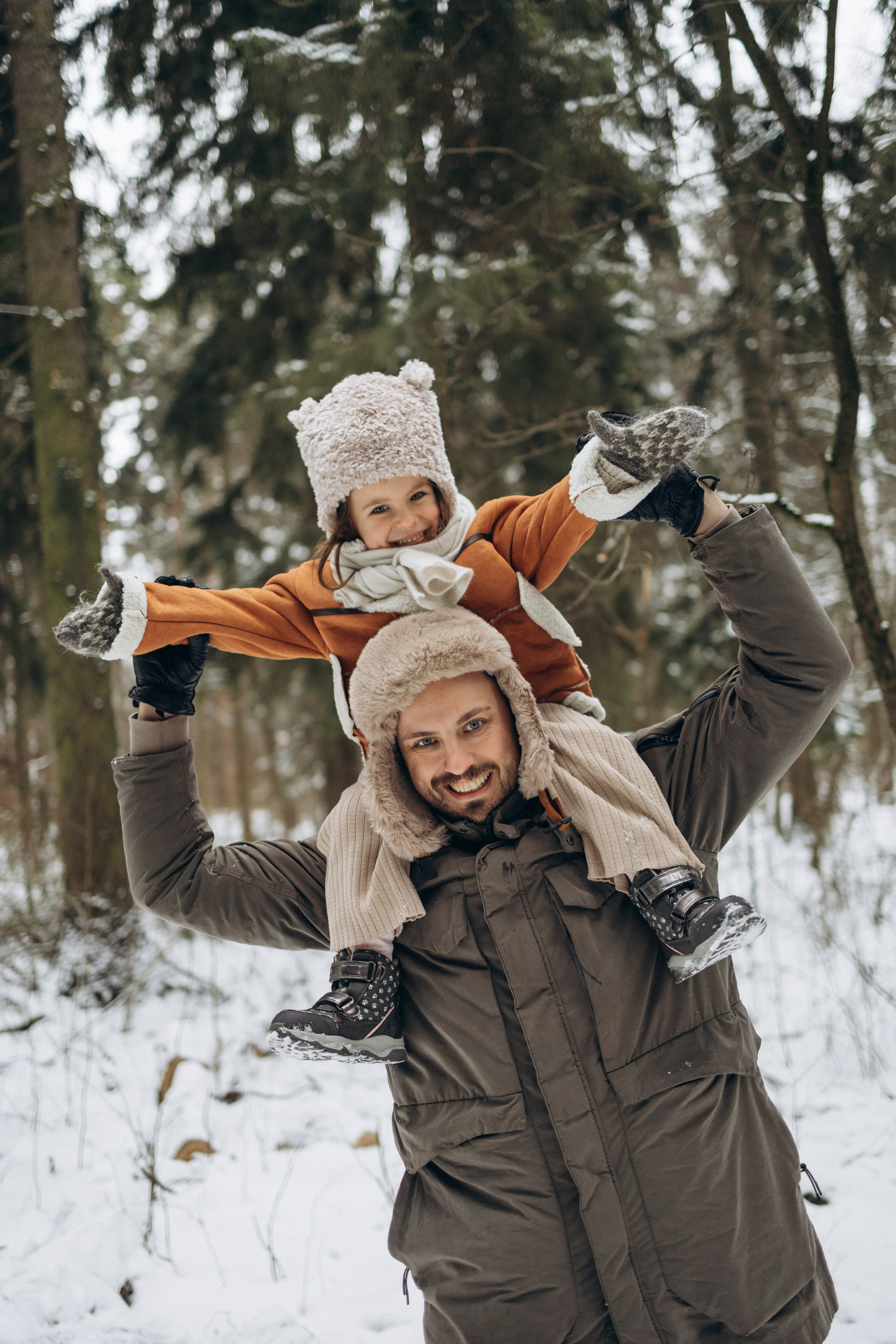 Зимняя прогулка. Семейный фотограф в Москве Валерия Карпова