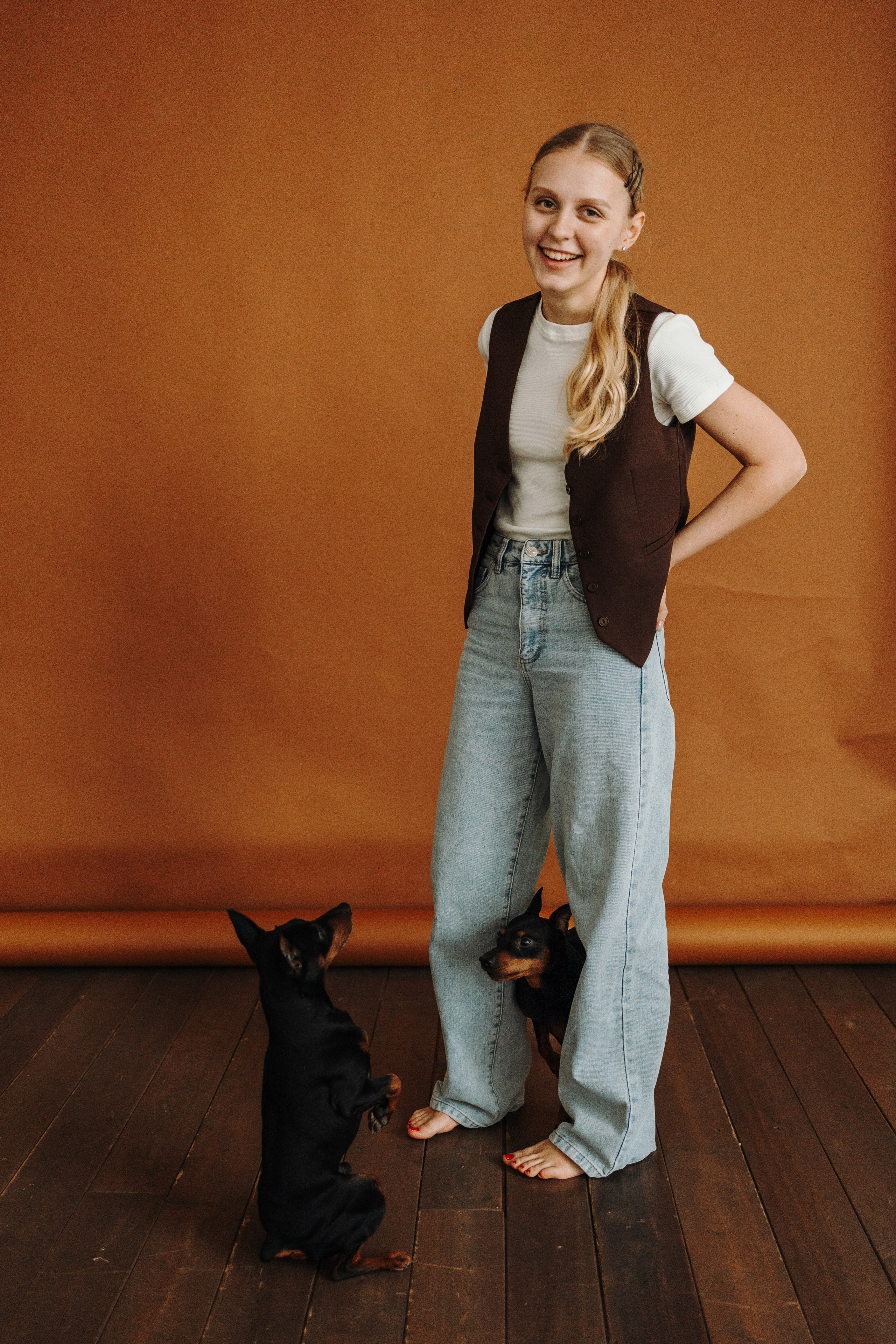 Катя и ее мальчики. Фотограф — Анималист | Санкт-Петербург