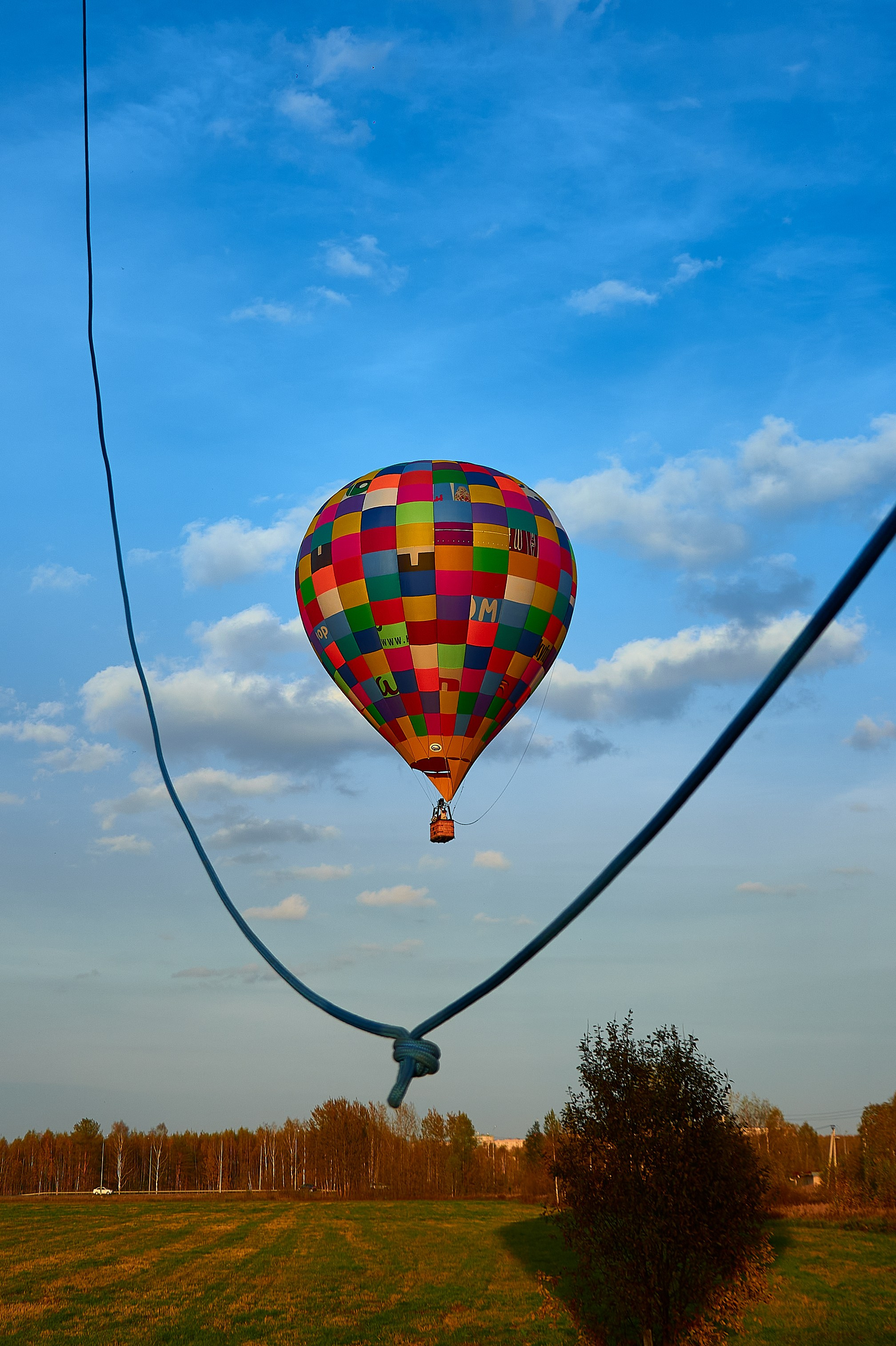 На большом воздушном шаре. Ольга Чёкотова (Фотограф Кострома)