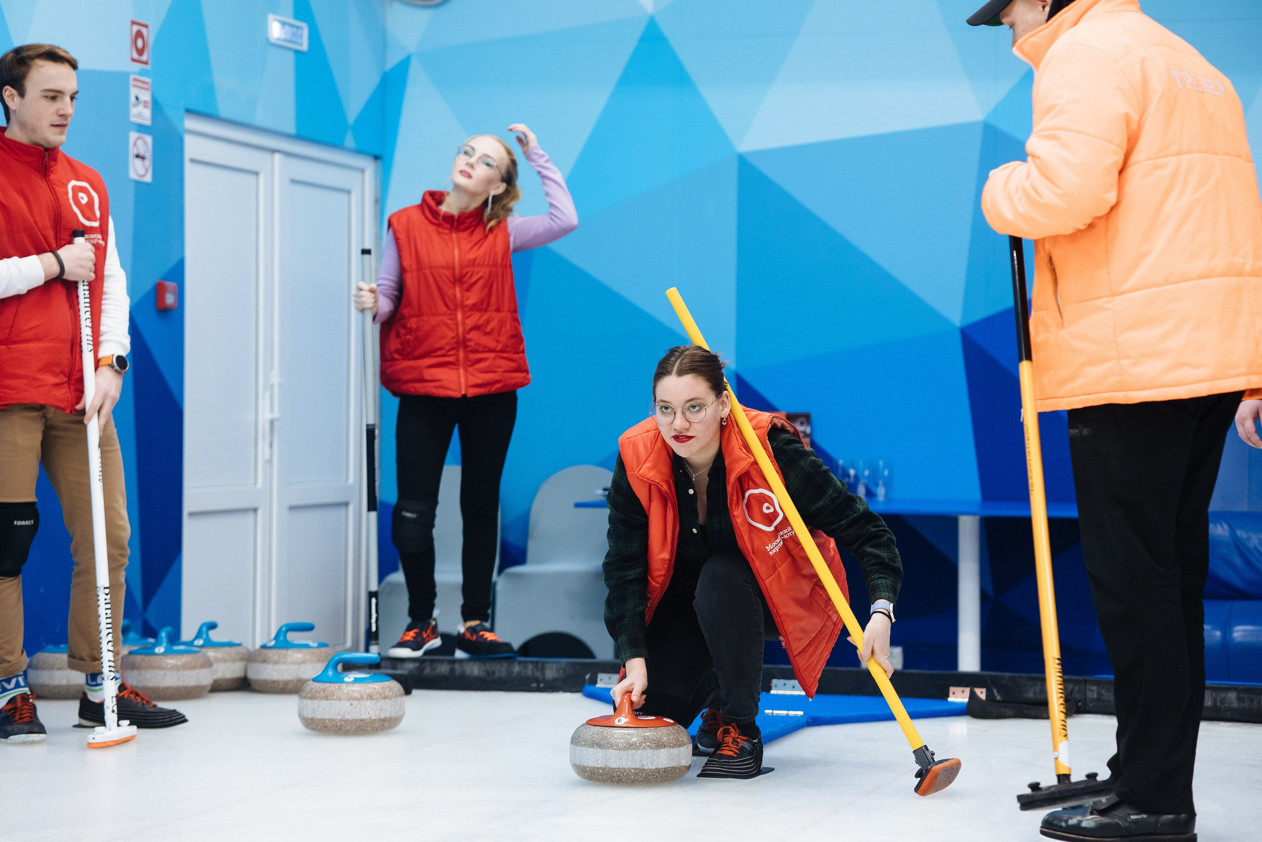 Корпоратив в кёрлинге. Свадебный и семейный фотограф Екатерина Иванова