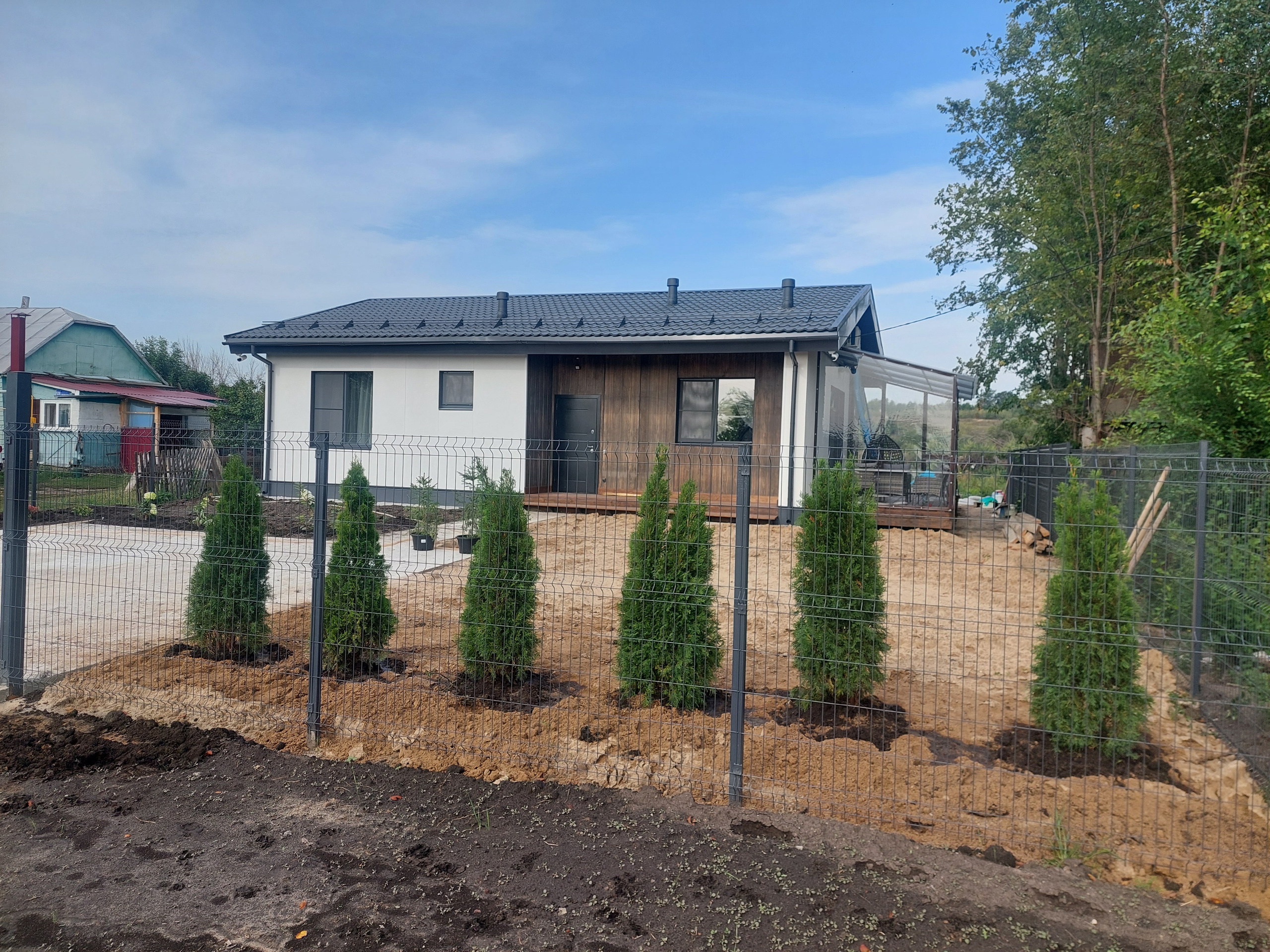 Быстровозводимый дом: Домокомплект Микеле 80, Воронежская область, Эртильский р-н. БыстроДом — капитальный дом за 7 дней!