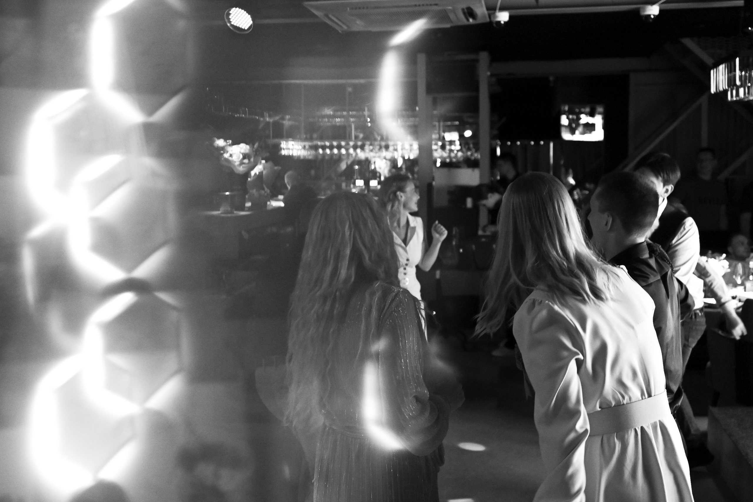 Black and white film. <3