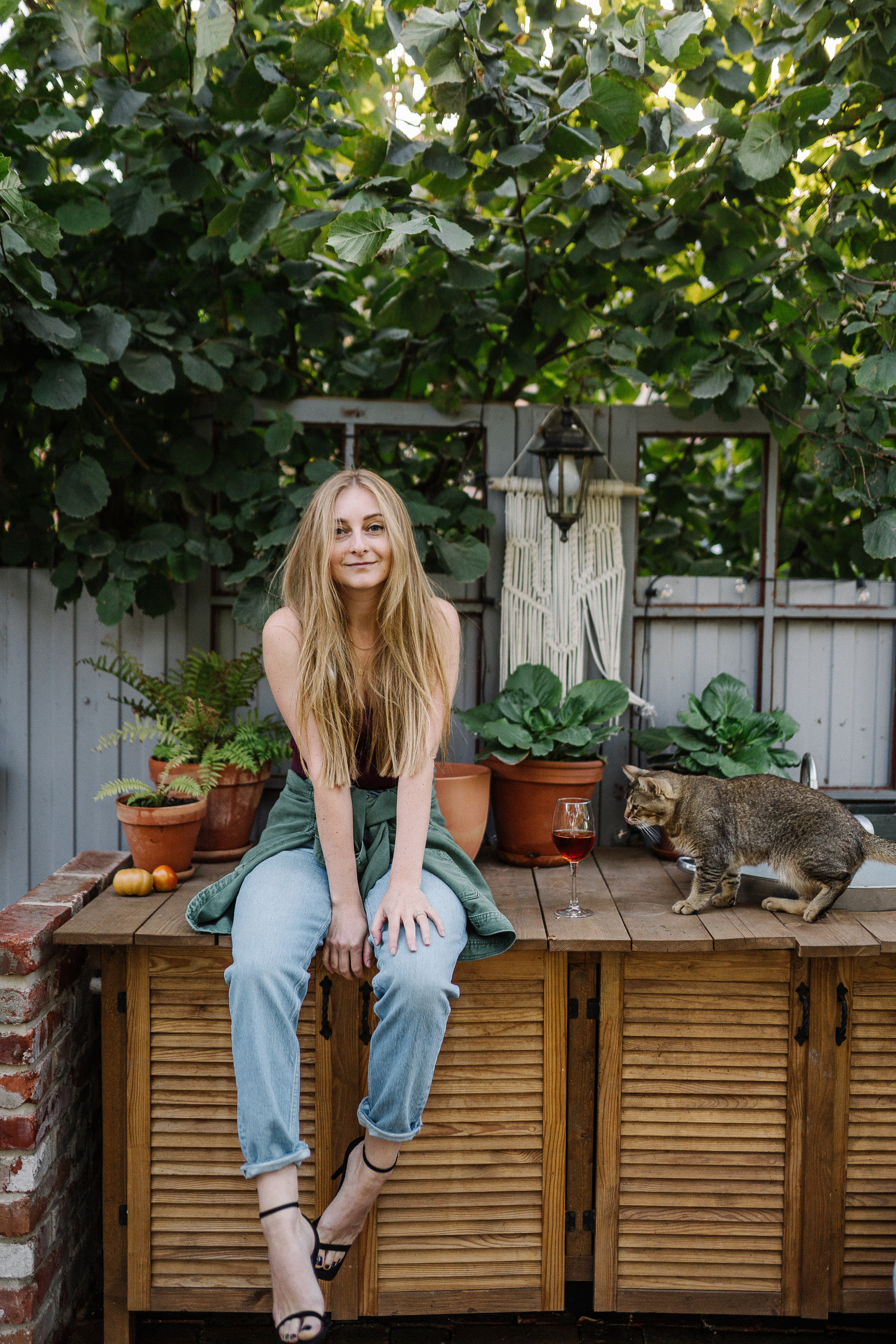 Кристина на даче. Семейный и детский фотограф в Краснодаре