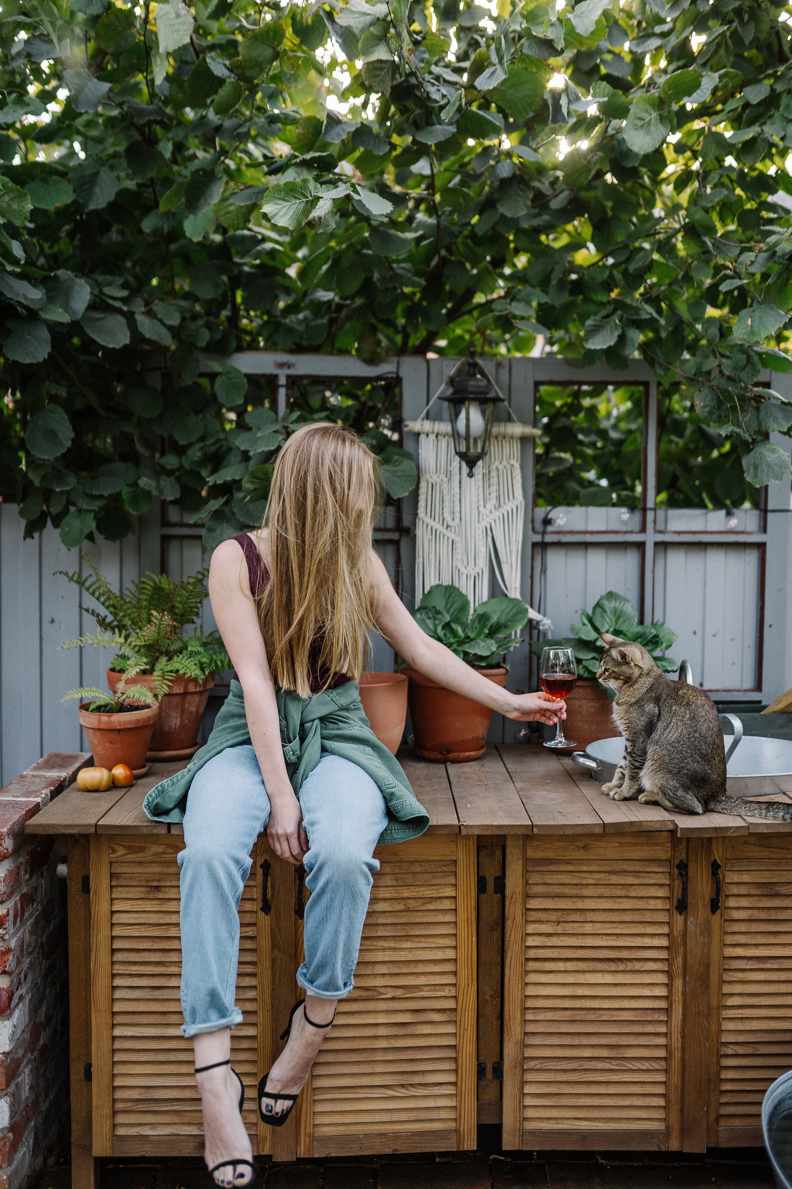 Кристина на даче. Семейный и детский фотограф в Краснодаре