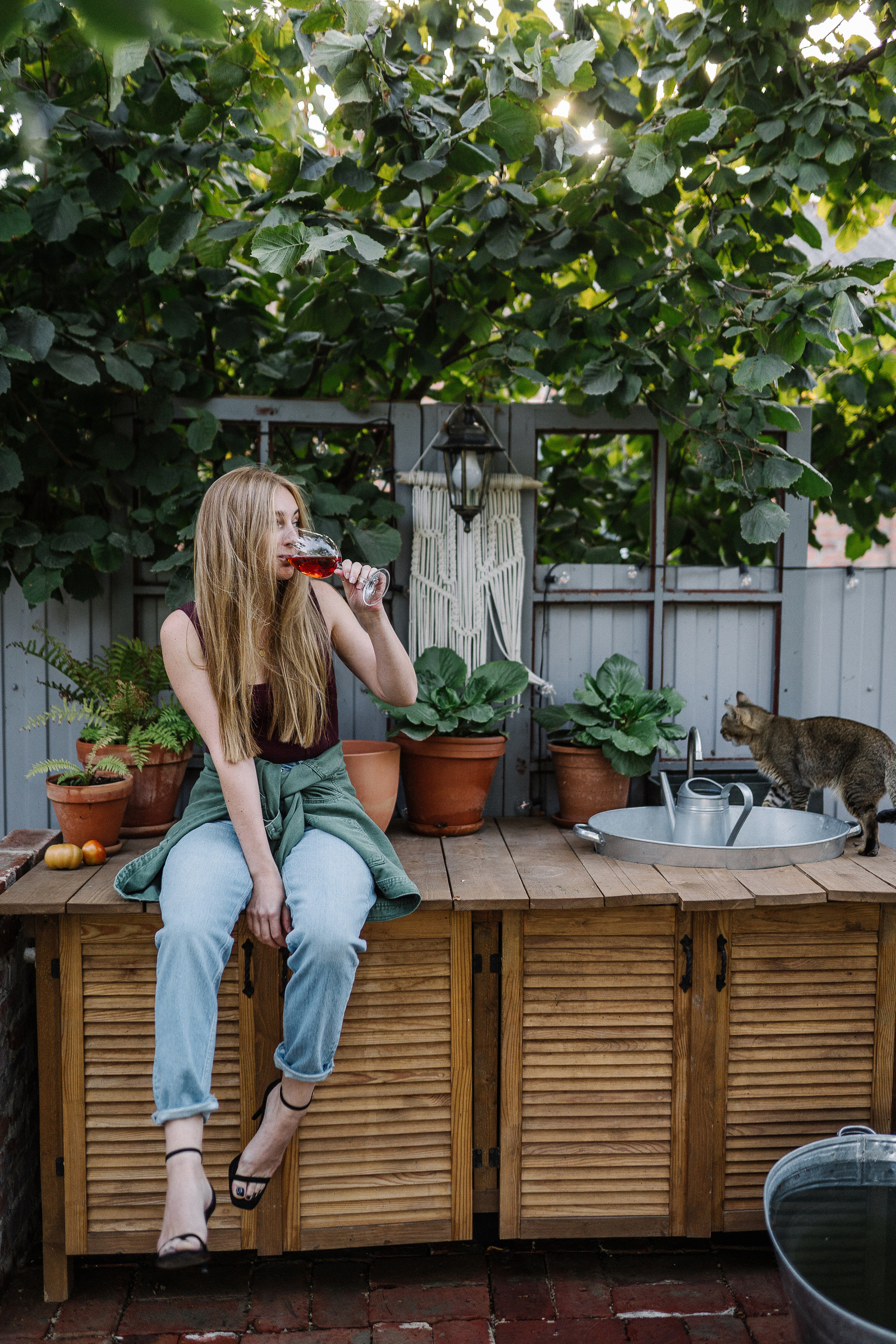 Кристина на даче. Семейный и детский фотограф в Краснодаре