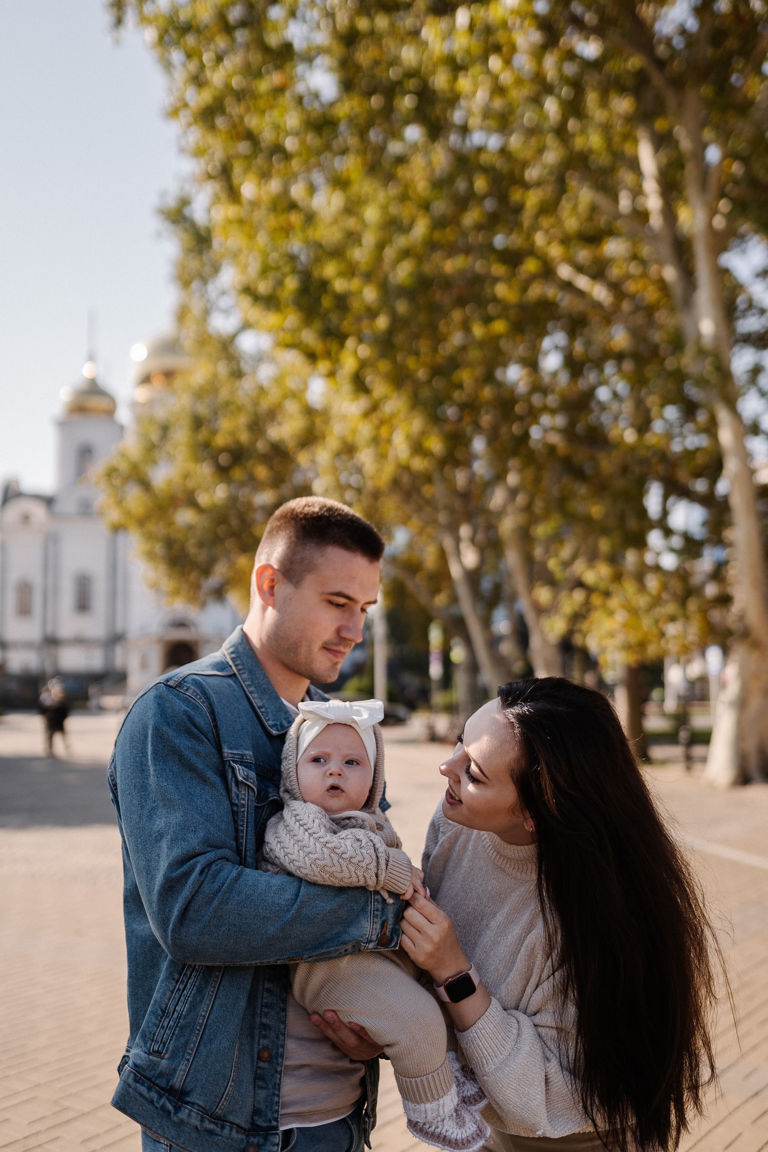 Осенняя прогулка с малышкой Машей. Семейный и детский фотограф в Краснодаре