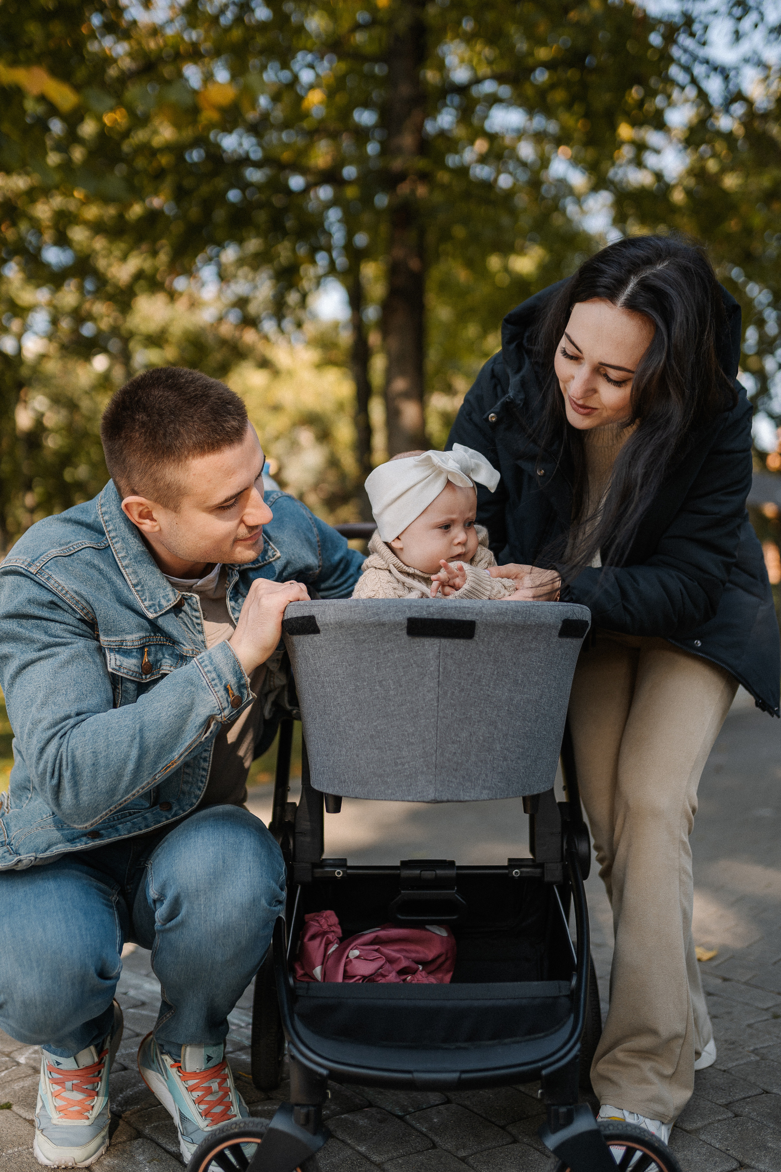 Осенняя прогулка с малышкой Машей. Семейный и детский фотограф в Краснодаре