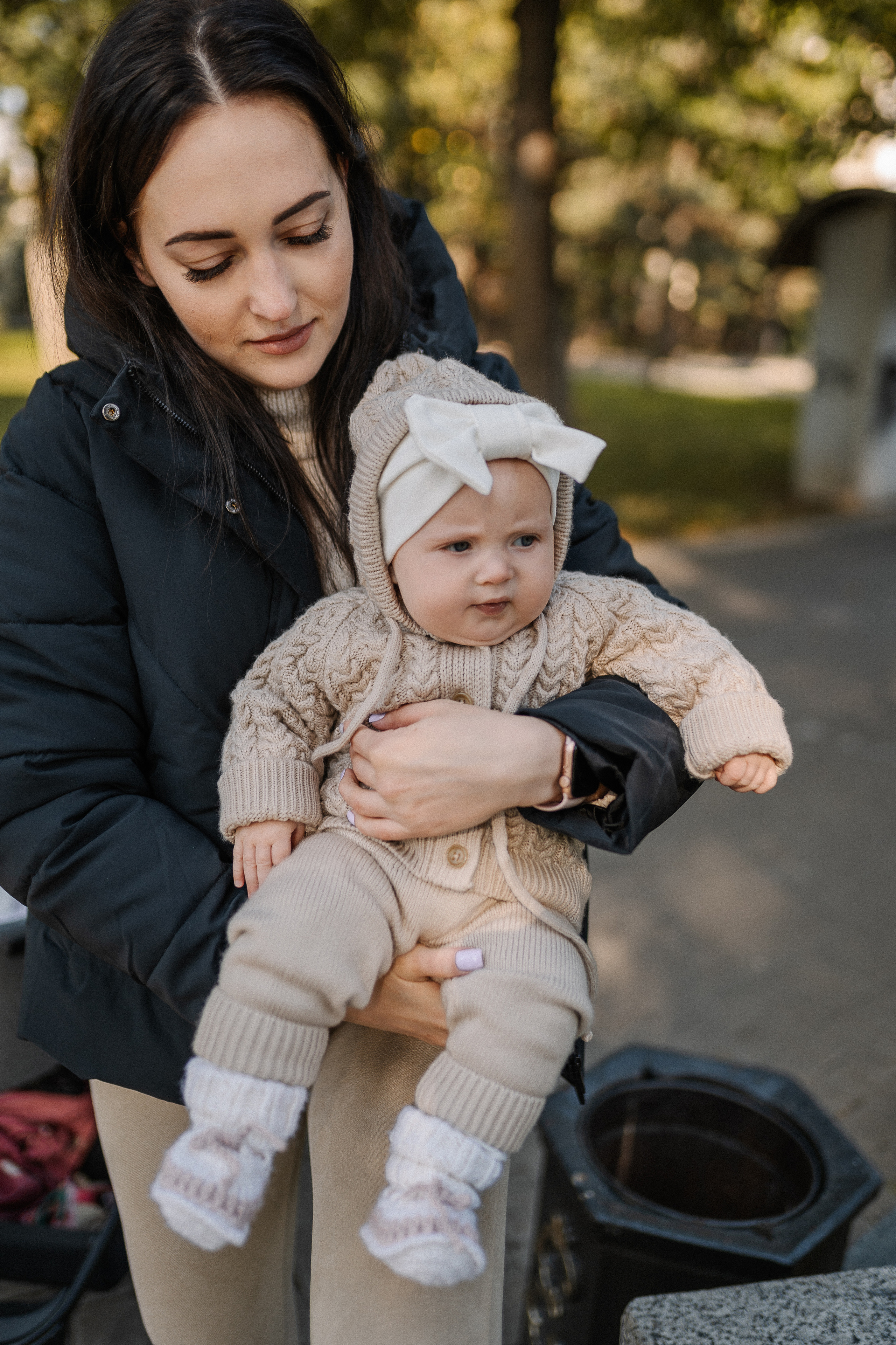Осенняя прогулка с малышкой Машей. Семейный и детский фотограф в Краснодаре