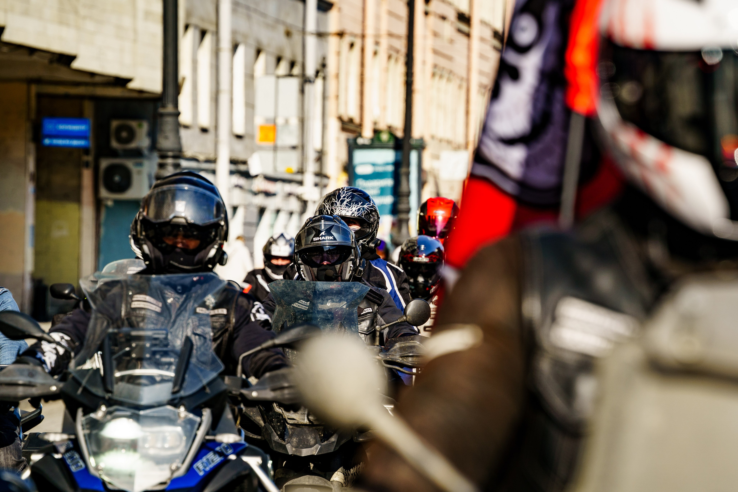 Прохват мотоклуба Norman Riders ч.1. Концертный и репортажный фотограф в Санкт-Петербурге Слава Пахомов