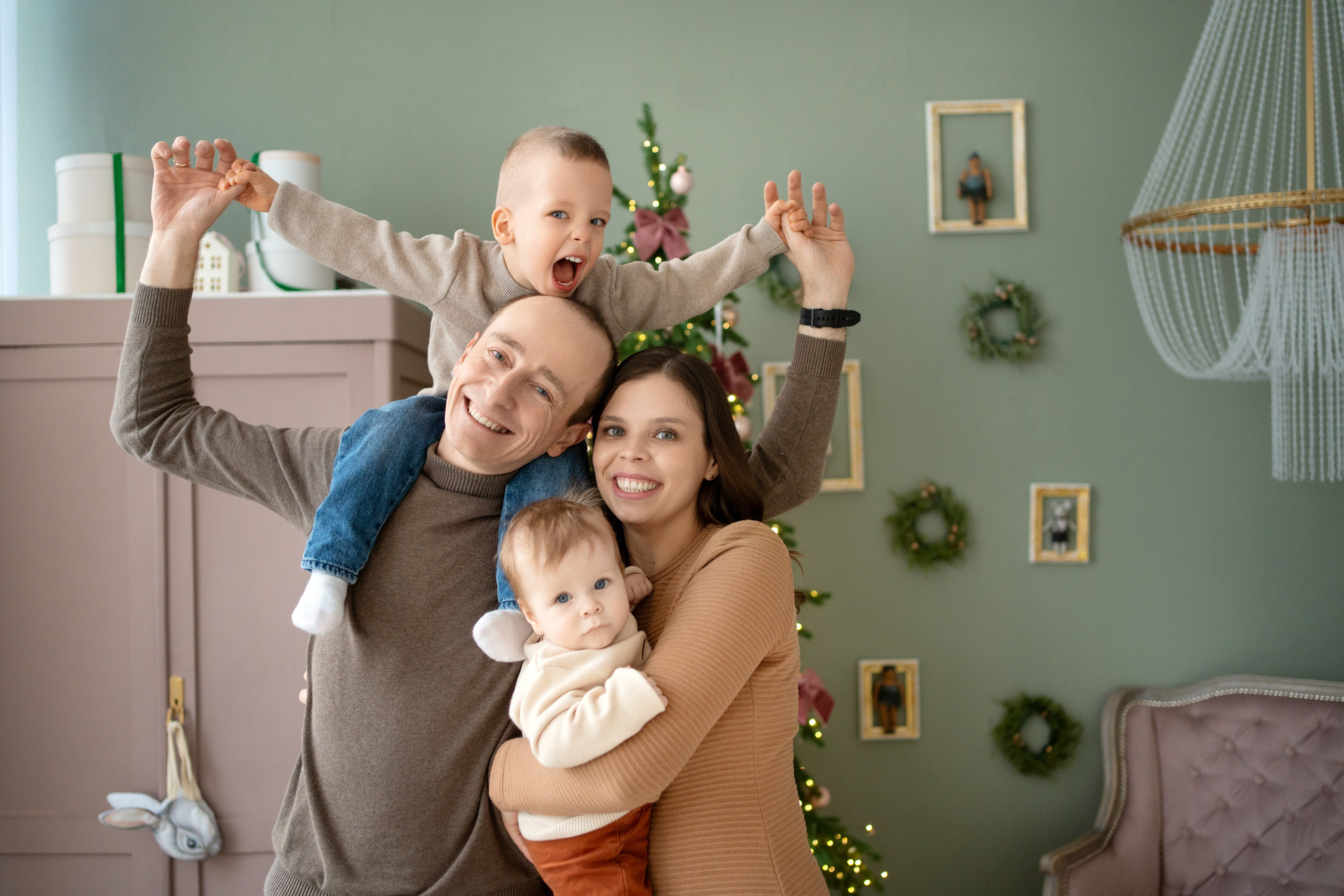Первый Новый год. Семейный и свадебный фотограф Минск, Беларусь Анна Орловская
