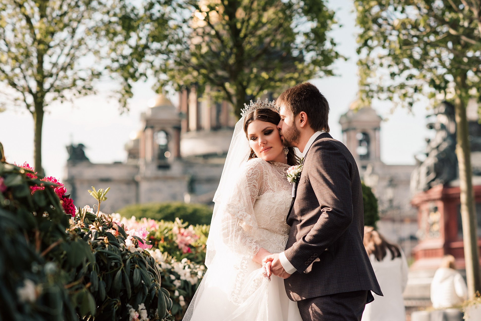 Алина и Илья. Свадебная классика. Семейный и Свадебный фотограф. Санкт-Петербург. Пушкин