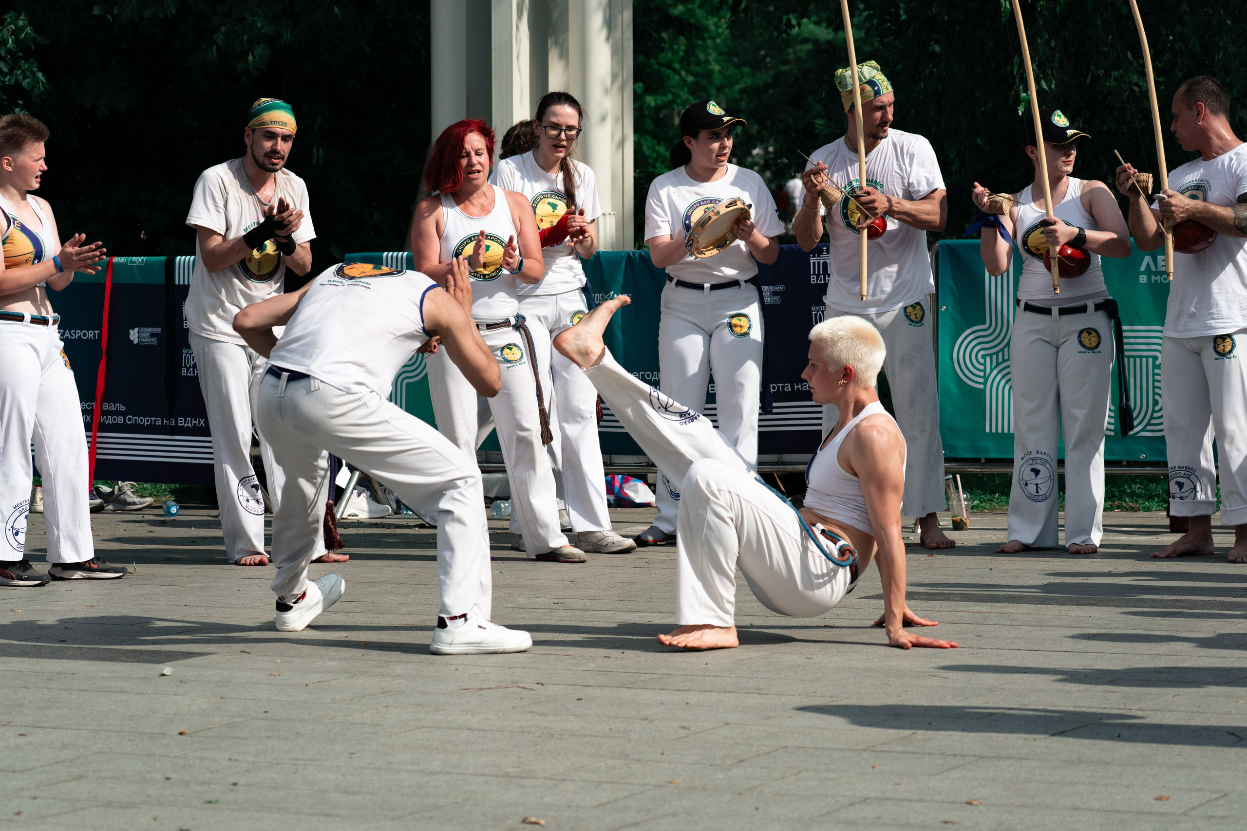 Открытый класс AXE Capoeira на фестивале неолимписких видов спорта на ВДНХ 2025 г:. Фотограф в Москве Ткаченко Владимир