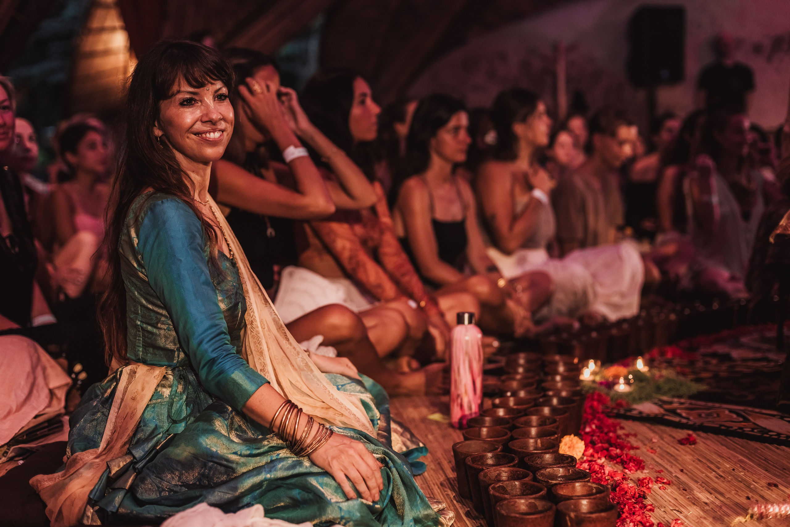 Hanuman Project kirtan at Alchemy april. Mariam Bagdasaryan