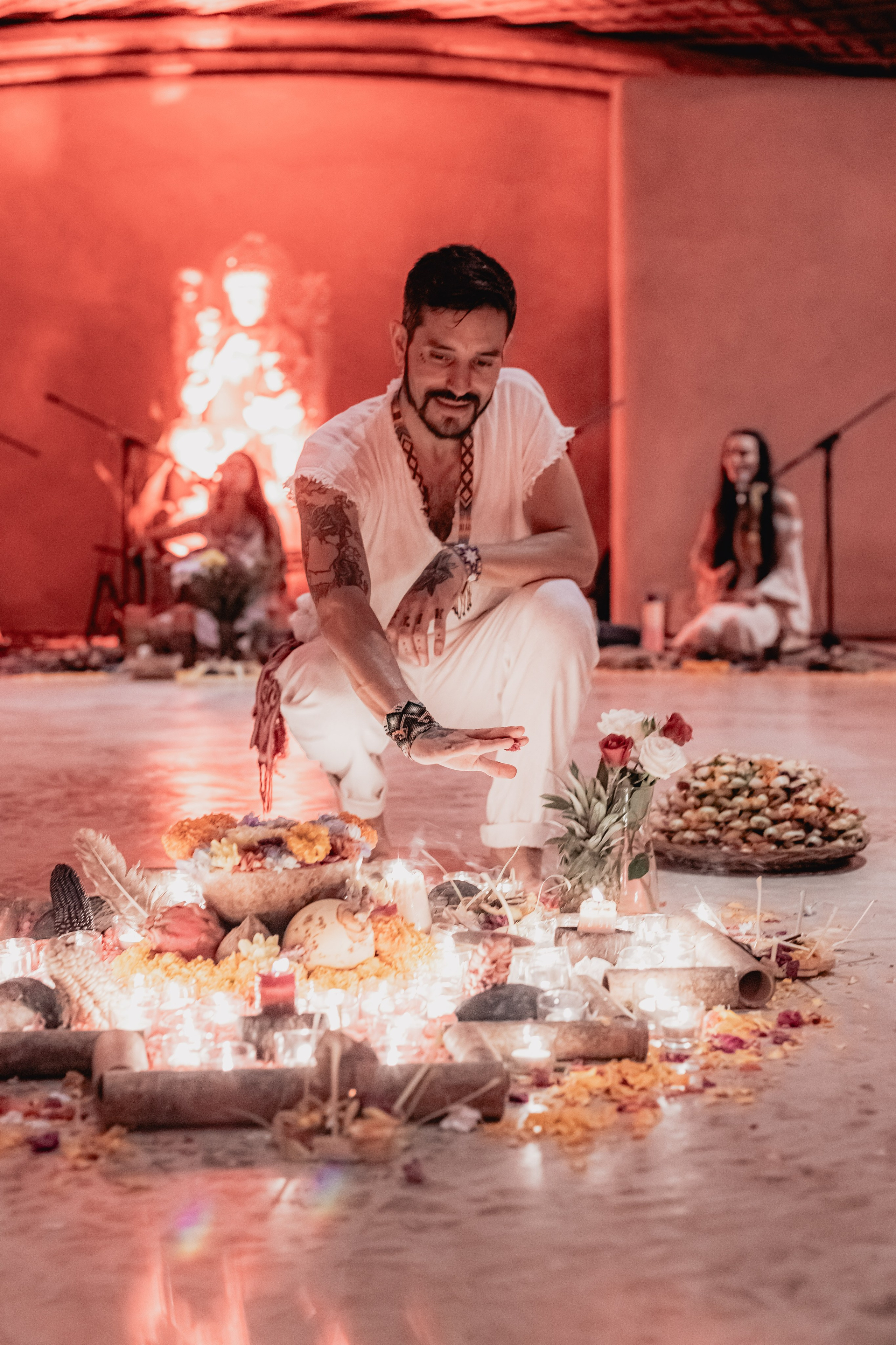 Cacao ceremony Full moon jan w Juan. Mariam Bagdasaryan