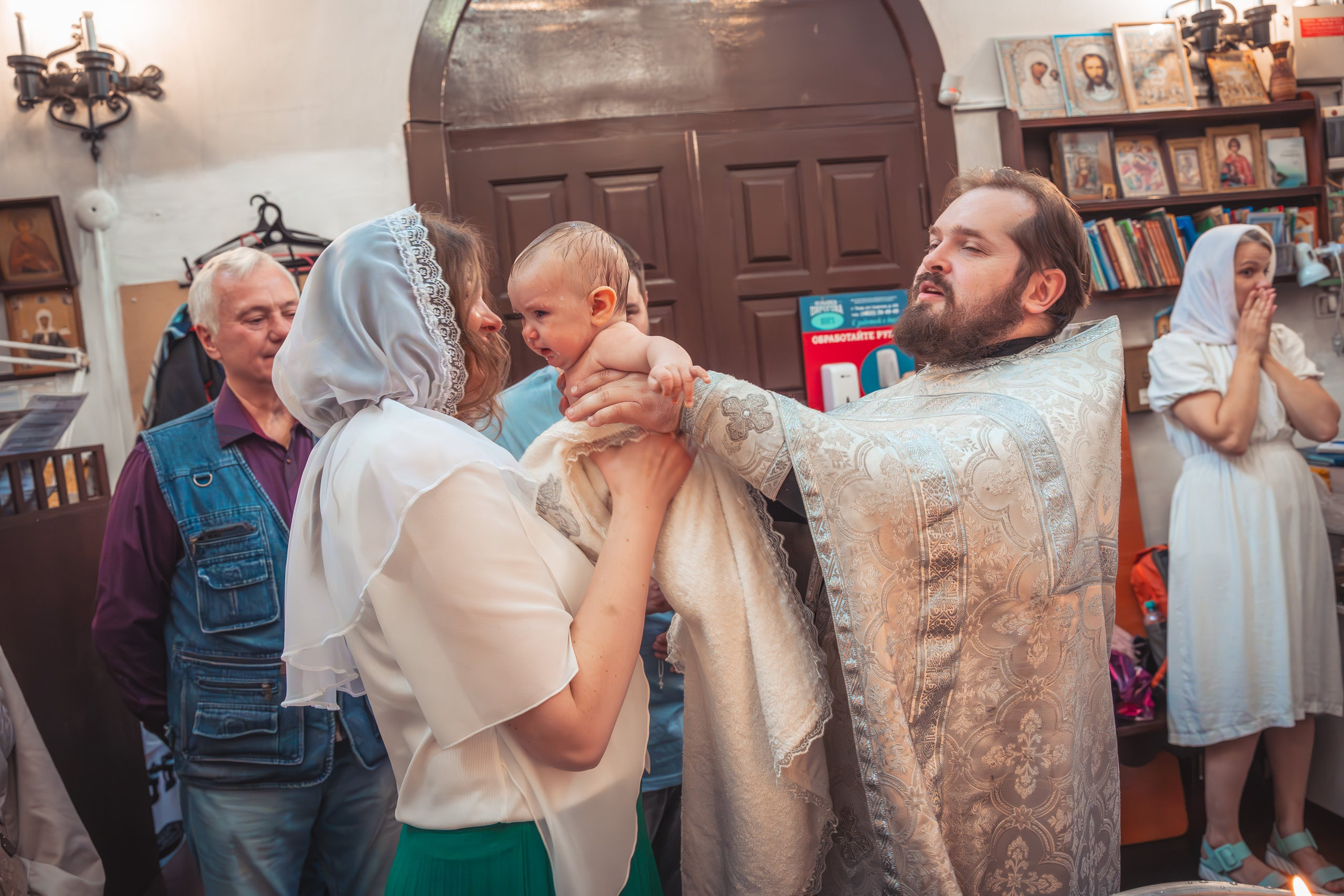 Крещение Анастасии в храме Михаила Тверского. Фотограф Евгений Егоров