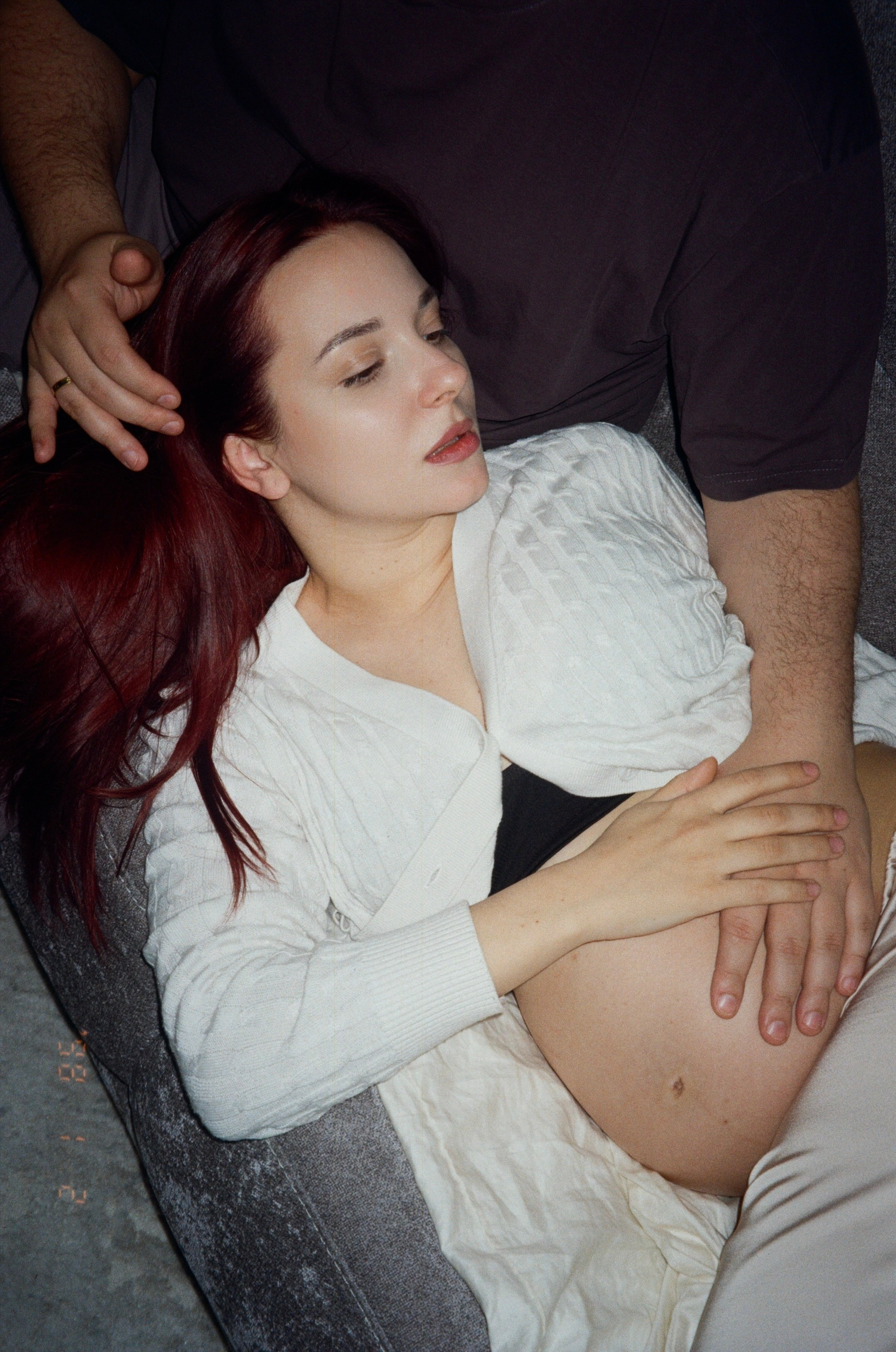 Беременность домашняя съемка. Фотограф Москва — Полина Робин