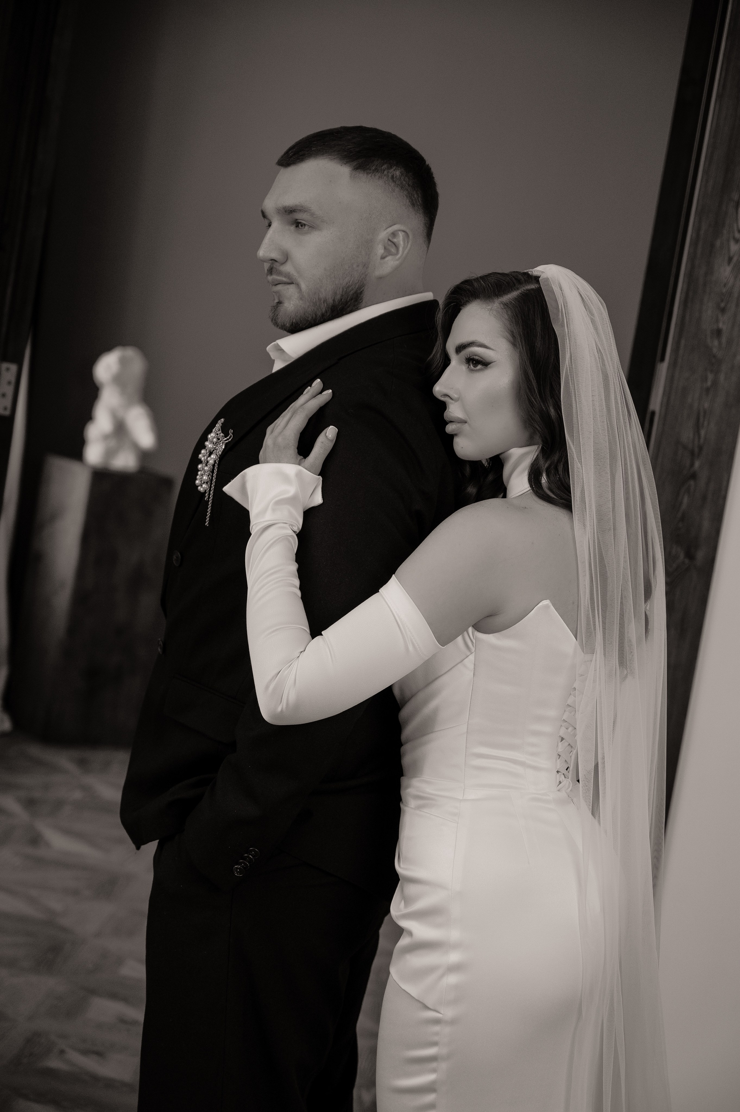 Свадебная фотосессия в студии. Свадебный и семейный фотограф в Краснодаре Алина Мельник