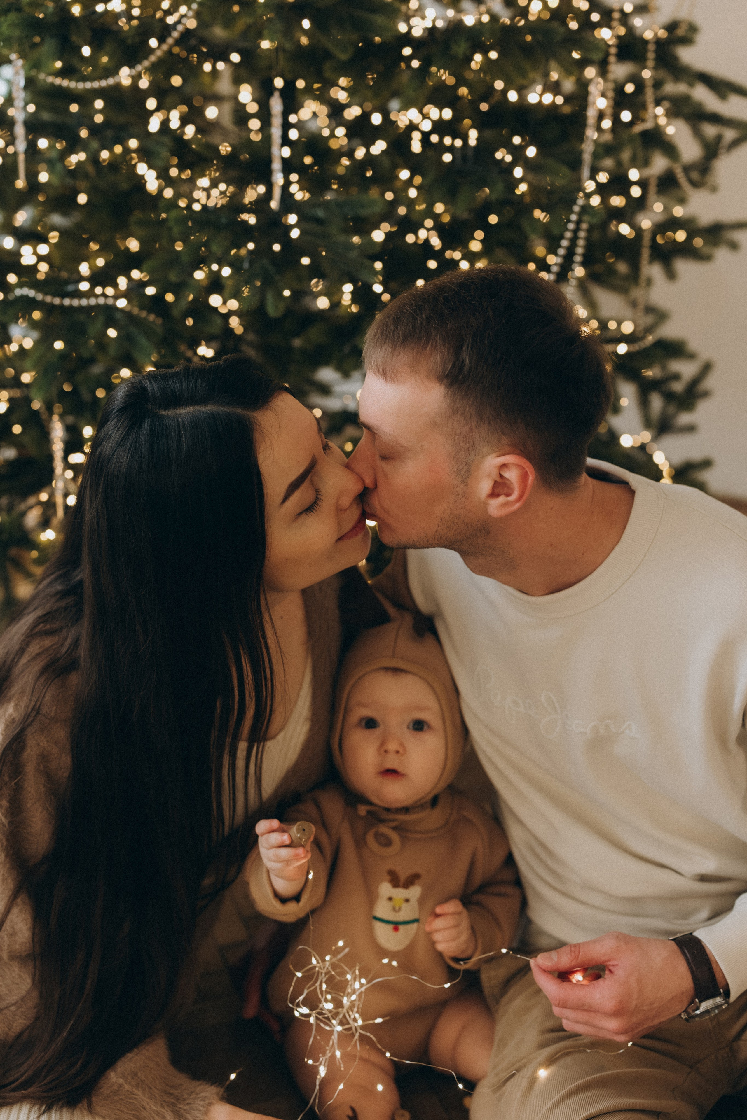 Семейная новогодняя фотосессия. Фотограф Москва Виктория-Антуанетта