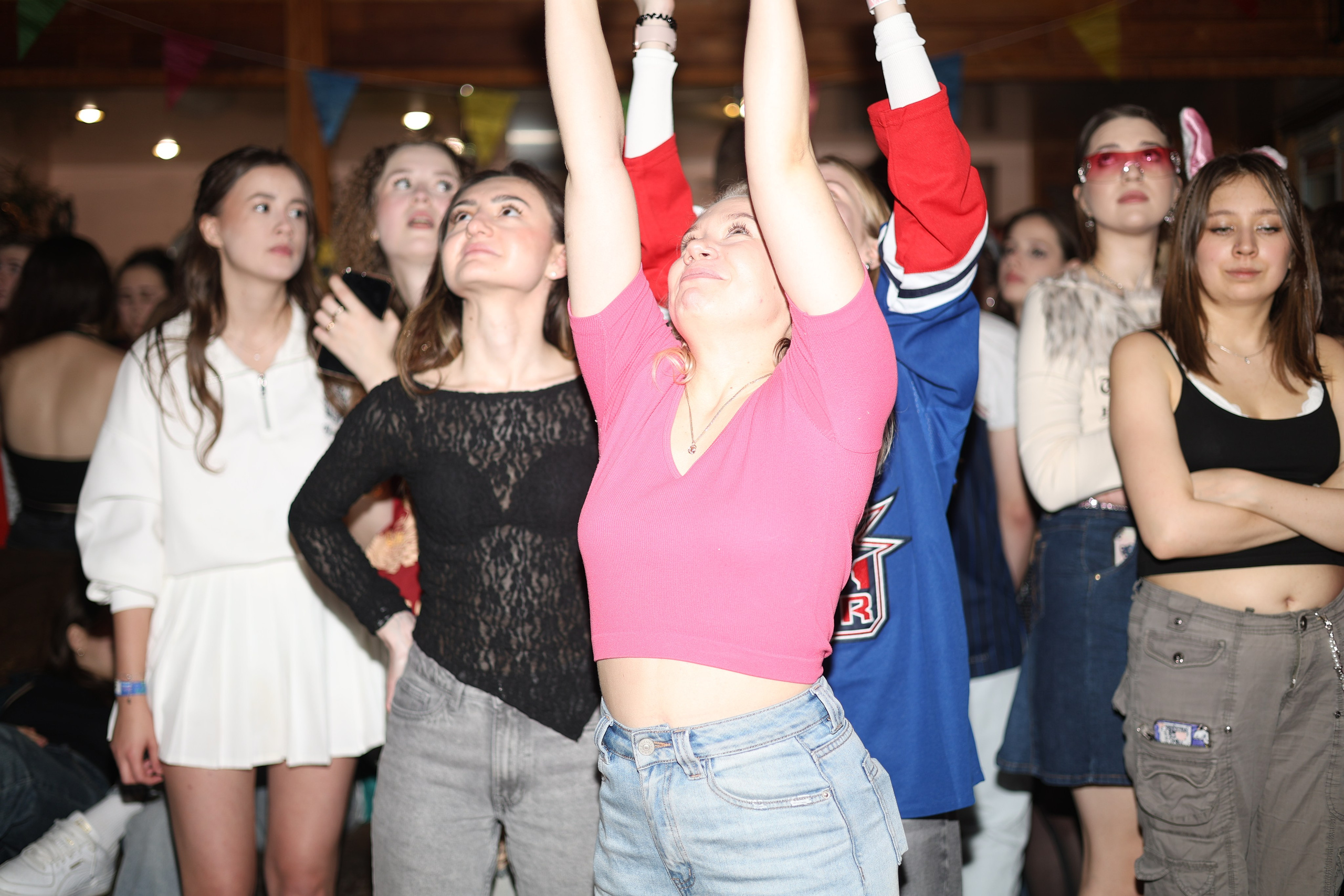 Student american-style party. Mintonov's Film Studio