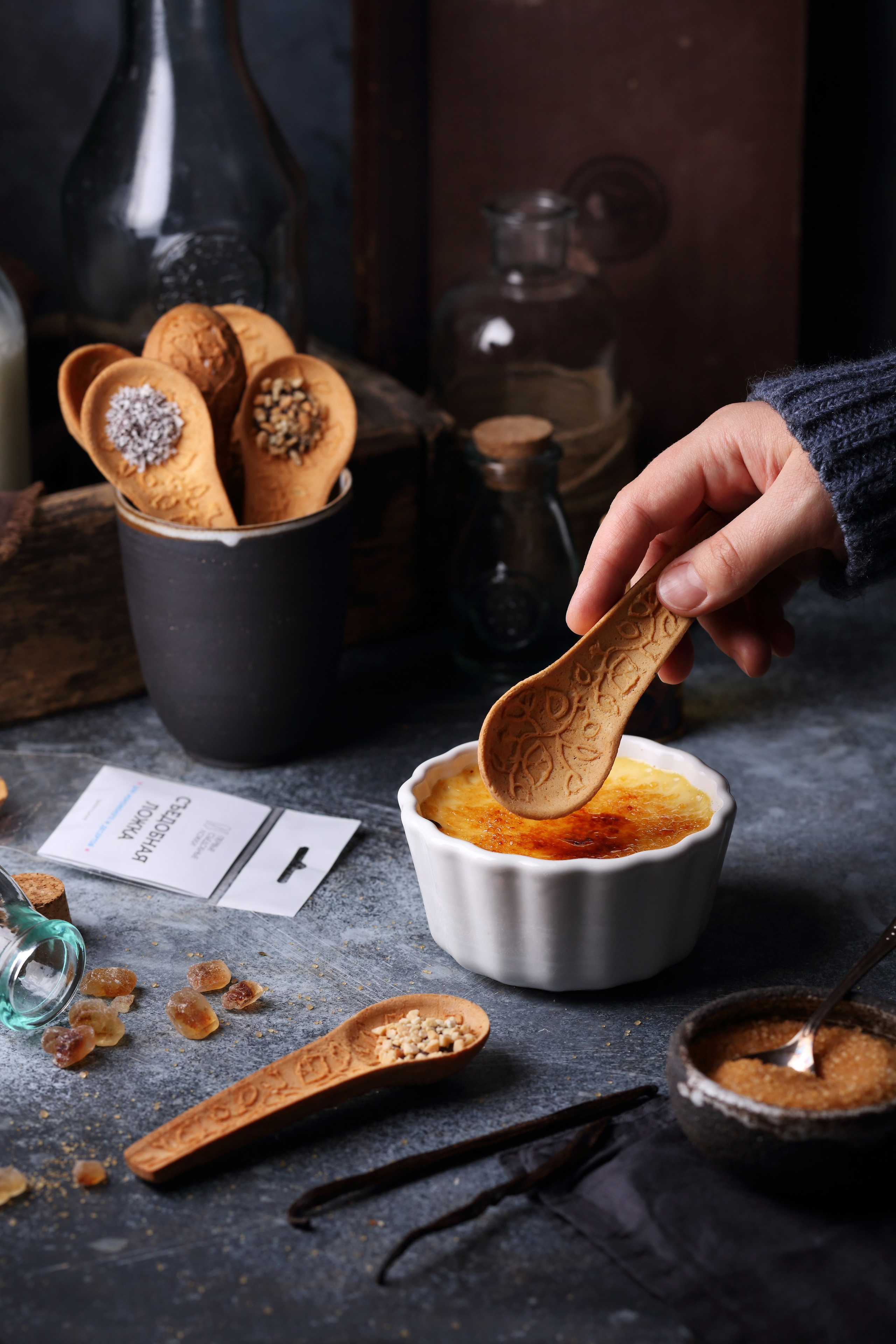 Съедобные ложки. Фуд-фотограф Оксана Голева