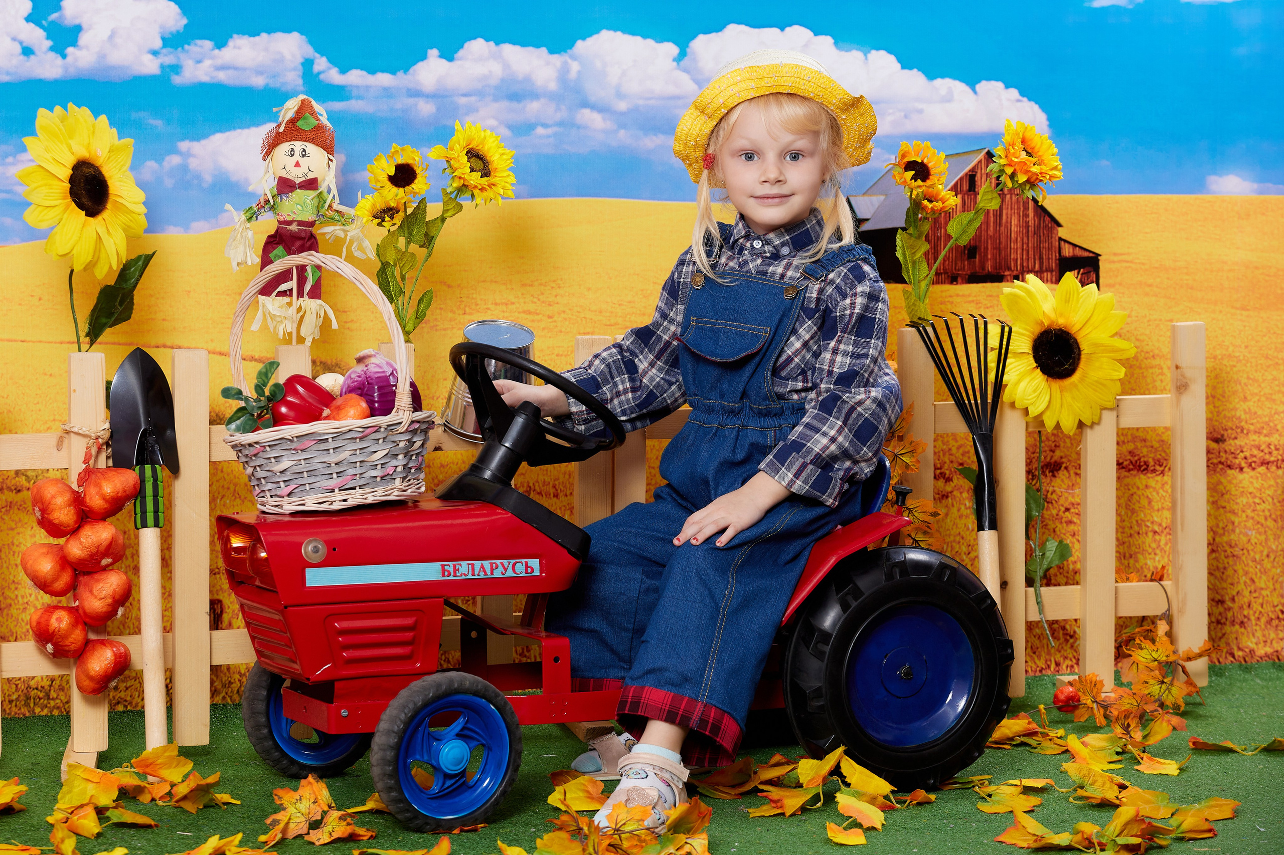 Тракторист. Детская выездная фотостудия