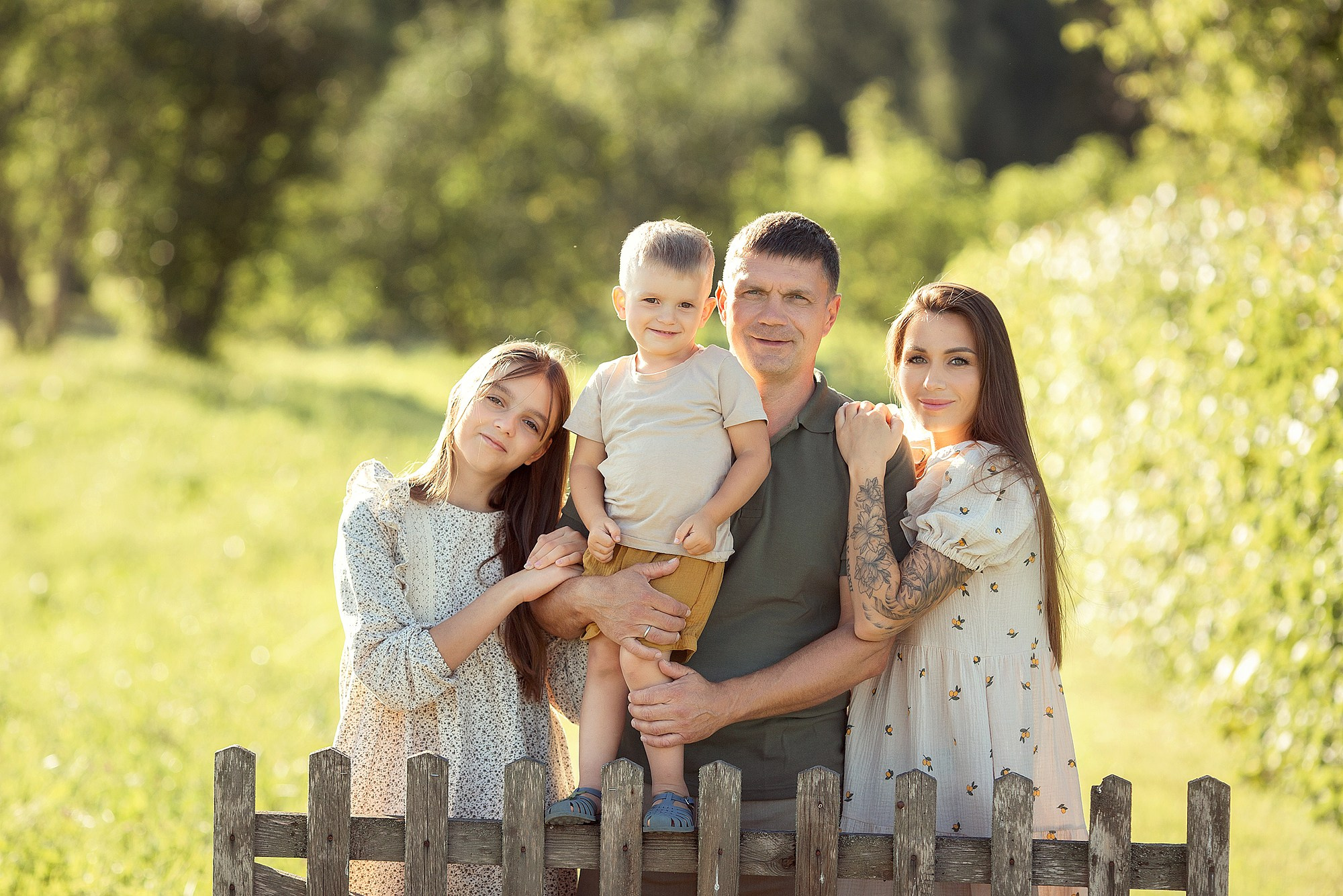 Семейная съемка на природе в разгар лета. Tatyana Nadezhdina Family photographer