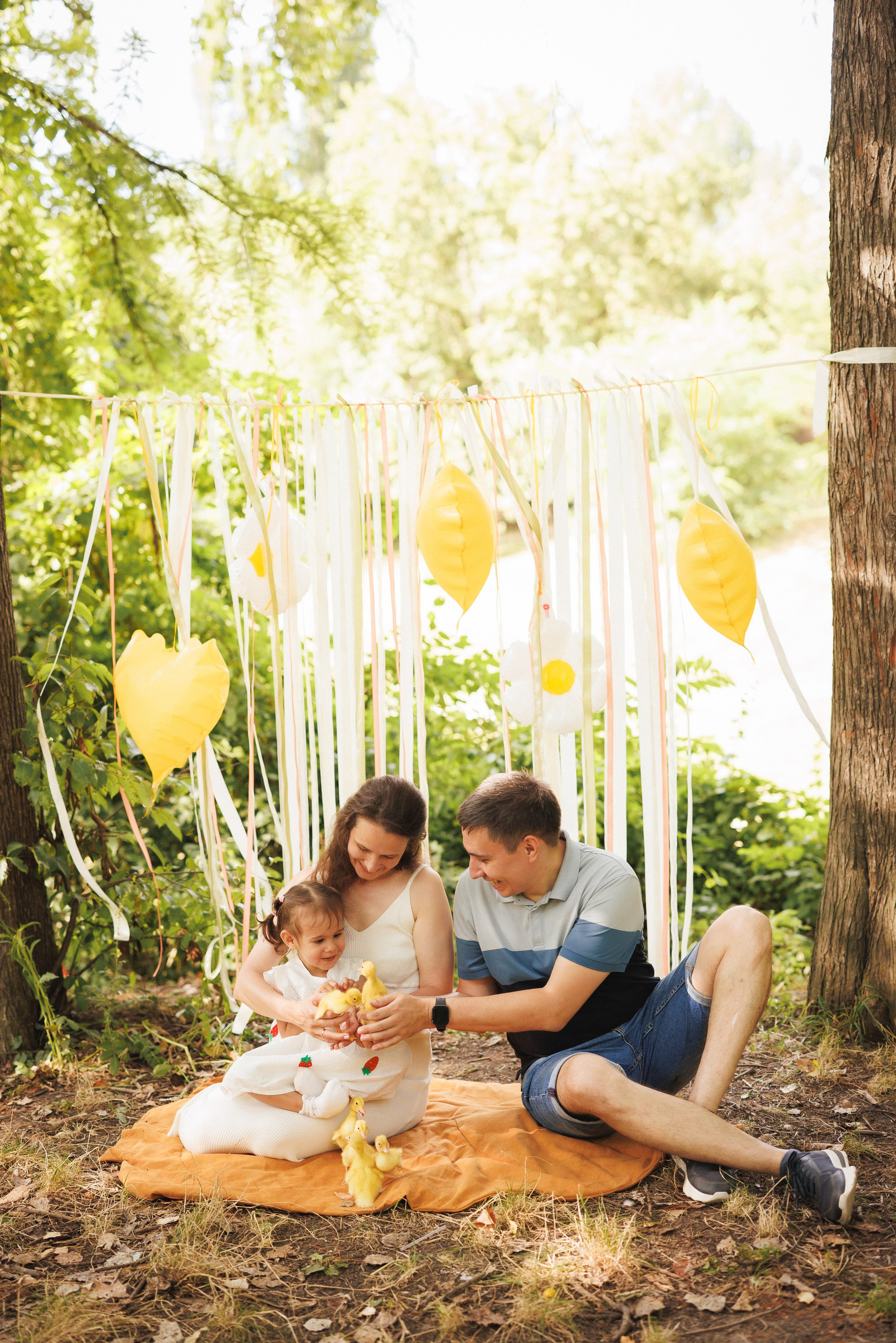 Детская, семейная фотосессия для именинников в парке, город Краснодар. Семейный и детский фотограф в Краснодаре Анна Трашкова