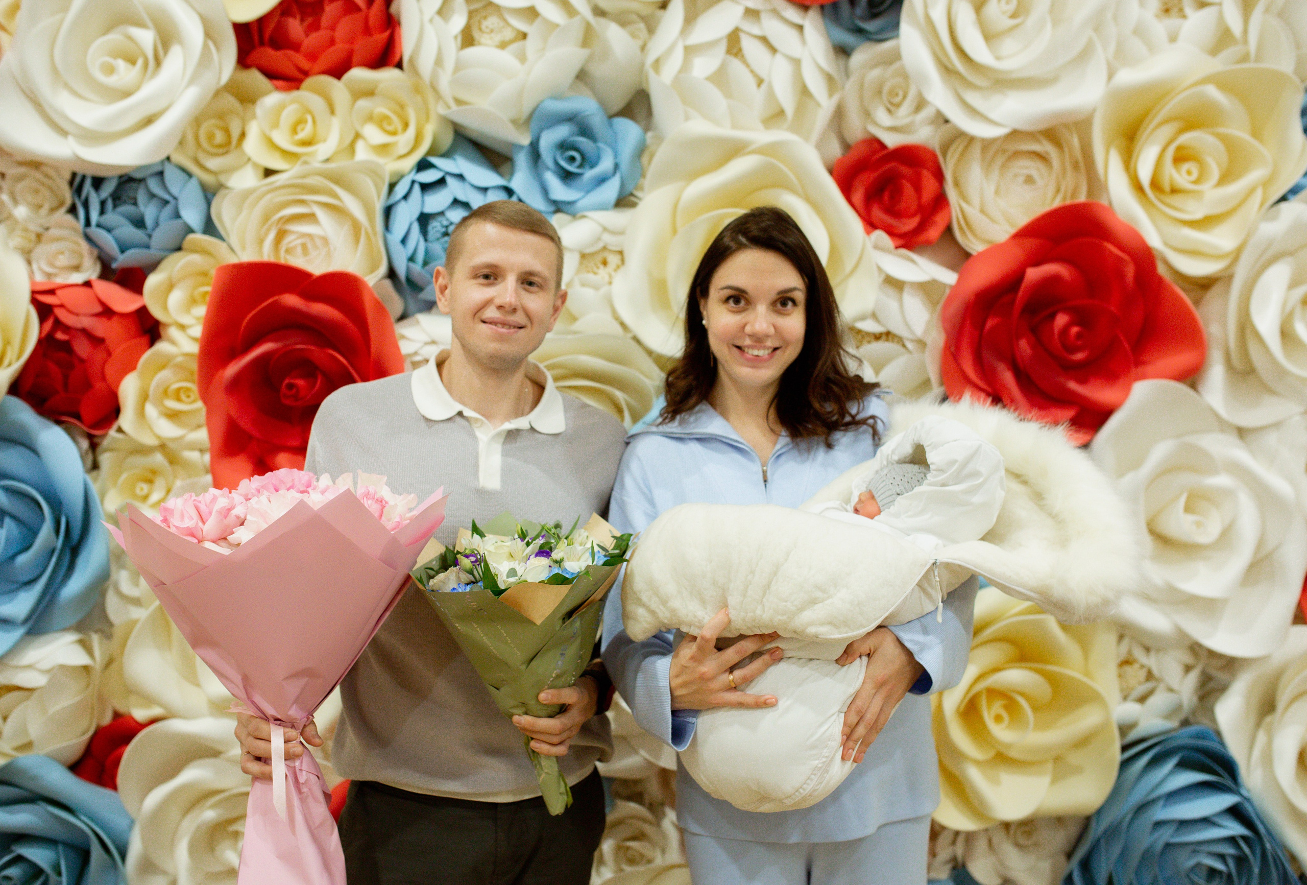 Выписка из роддома. Семейный и детский фотограф в Москве Антонина Смирнова