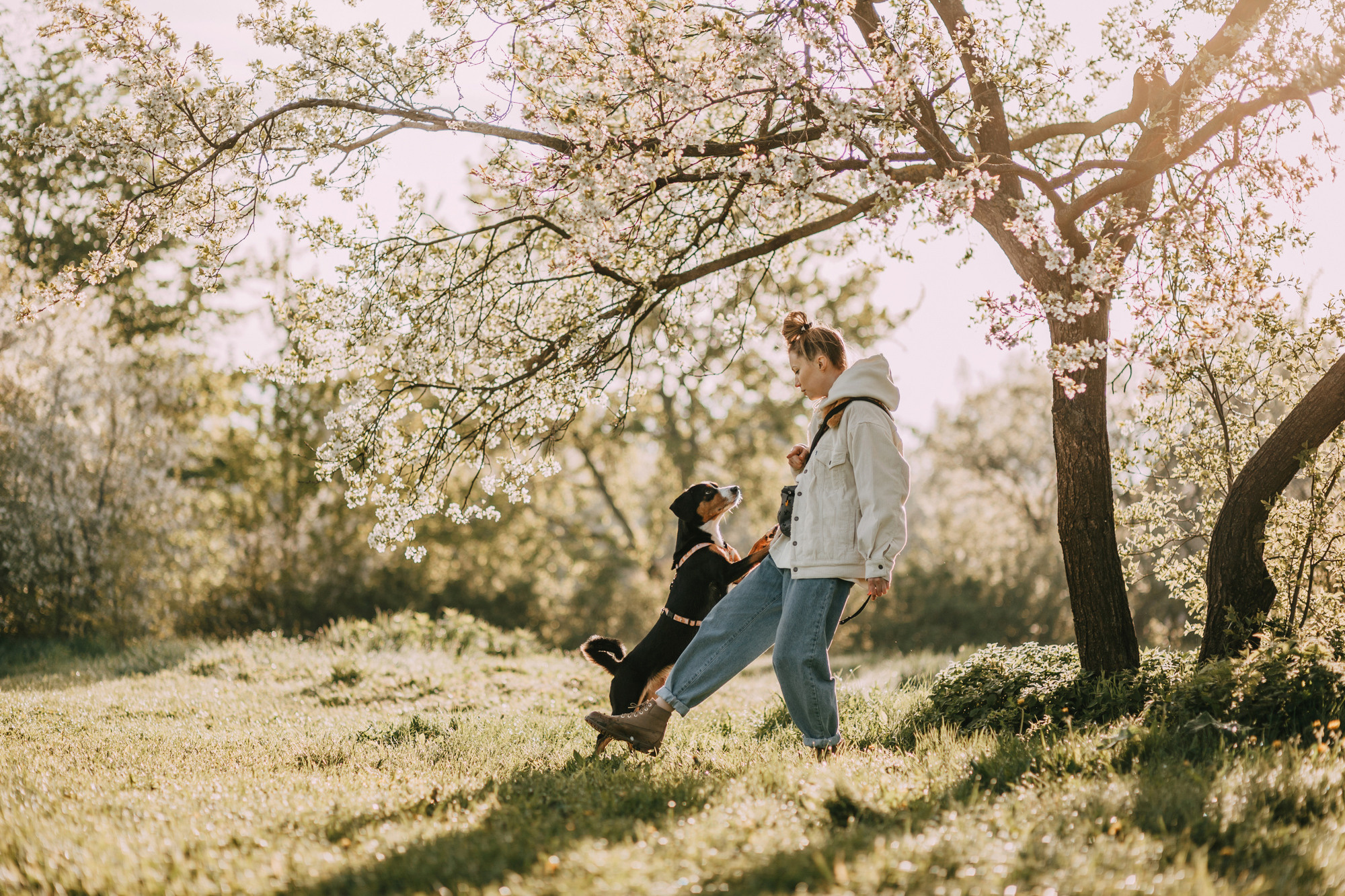Аня и Вафля. Фотограф-анималист Елена Радченко, Москва