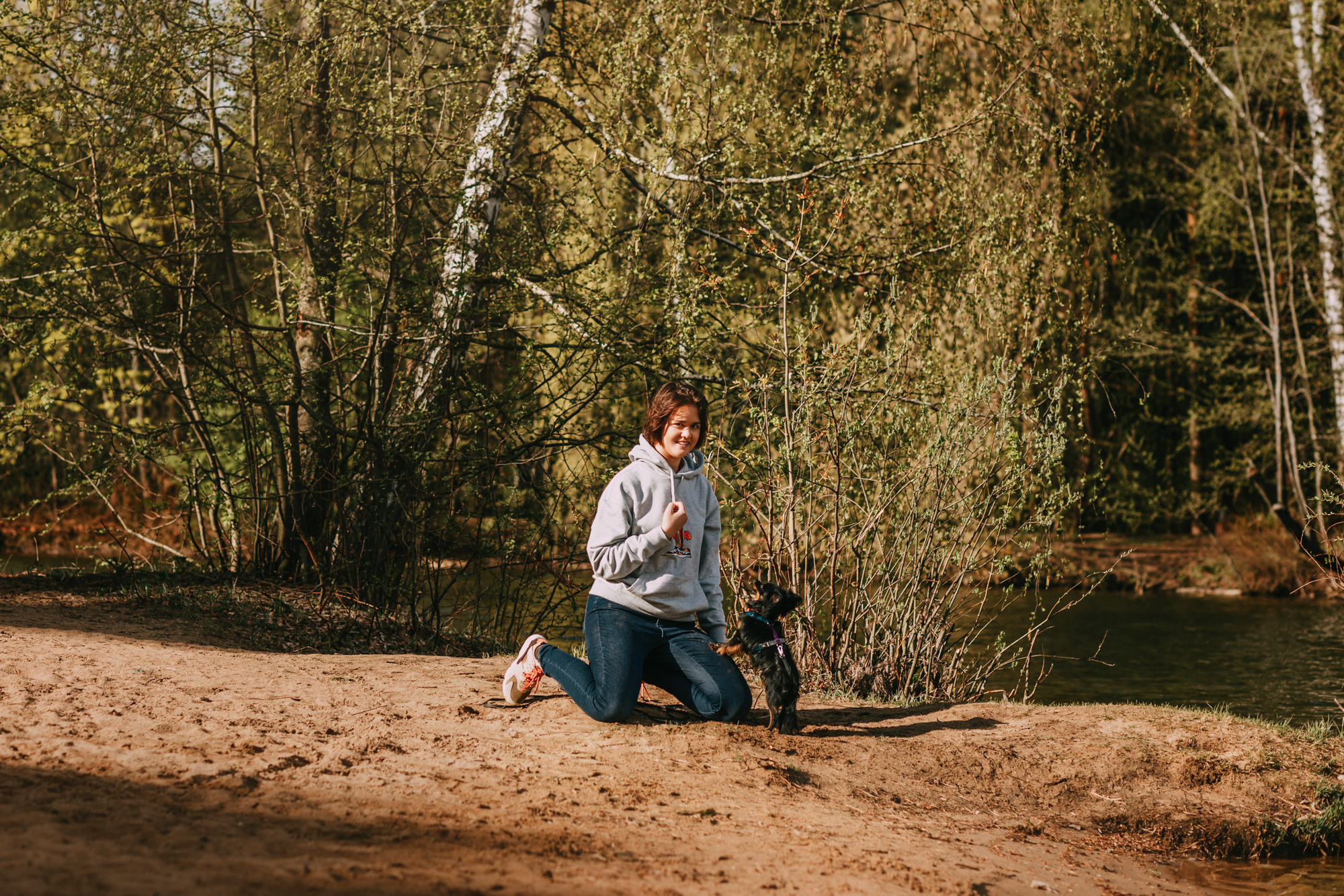 Соня, Максим, Данте и Ланя. Фотограф-анималист Елена Радченко, Москва