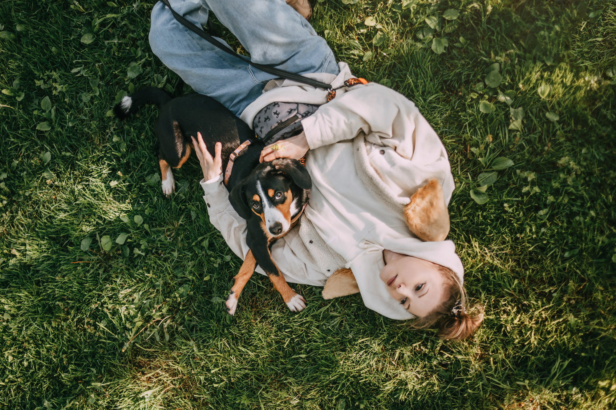 Аня и Вафля. Фотограф-анималист Елена Радченко, Москва