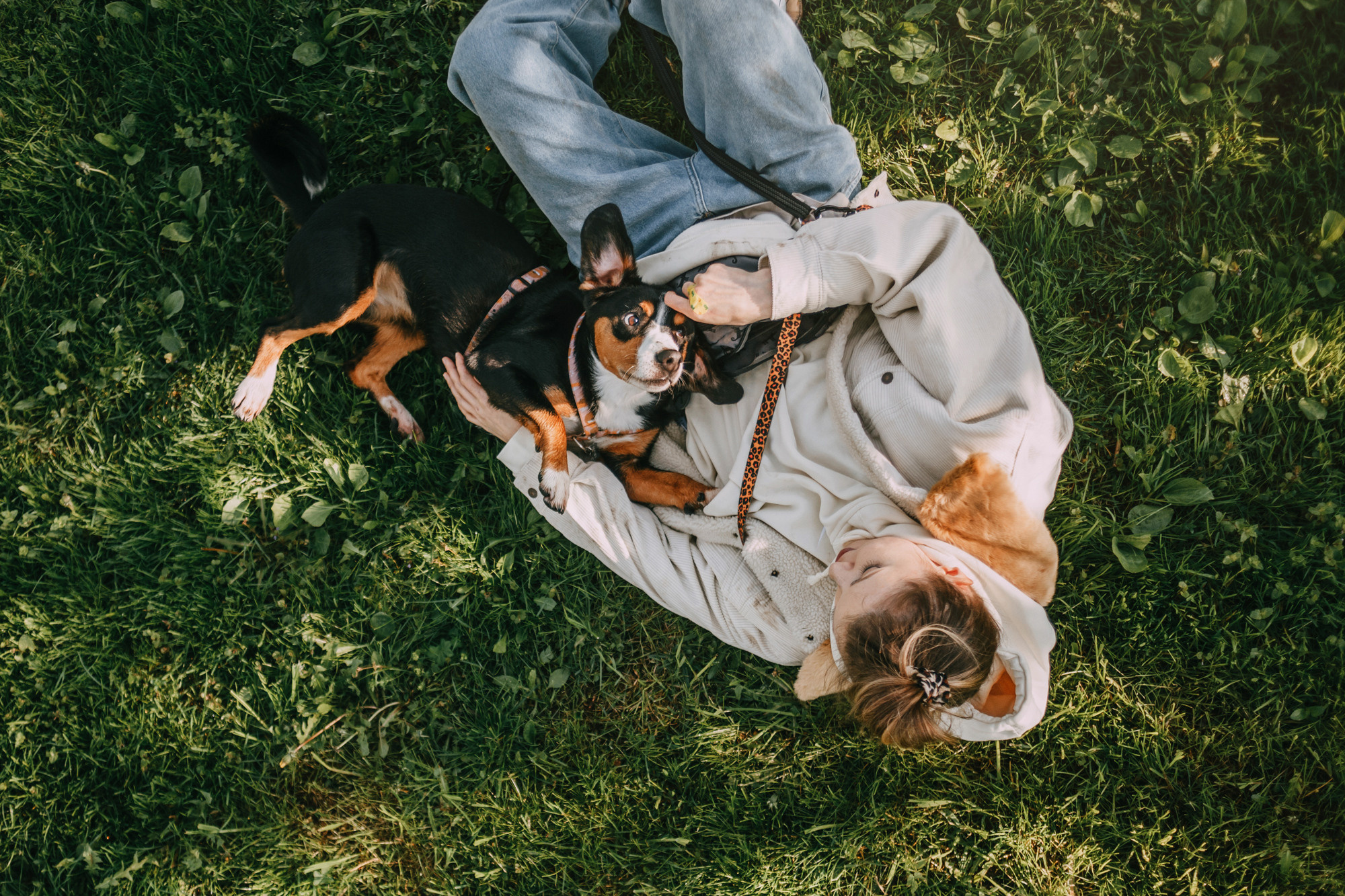 Аня и Вафля. Фотограф-анималист Елена Радченко, Москва